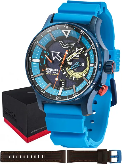 Vostok Europe VS57-595D736S Expedition Expedition North Pole 1 Polar Ice Solar 47mm