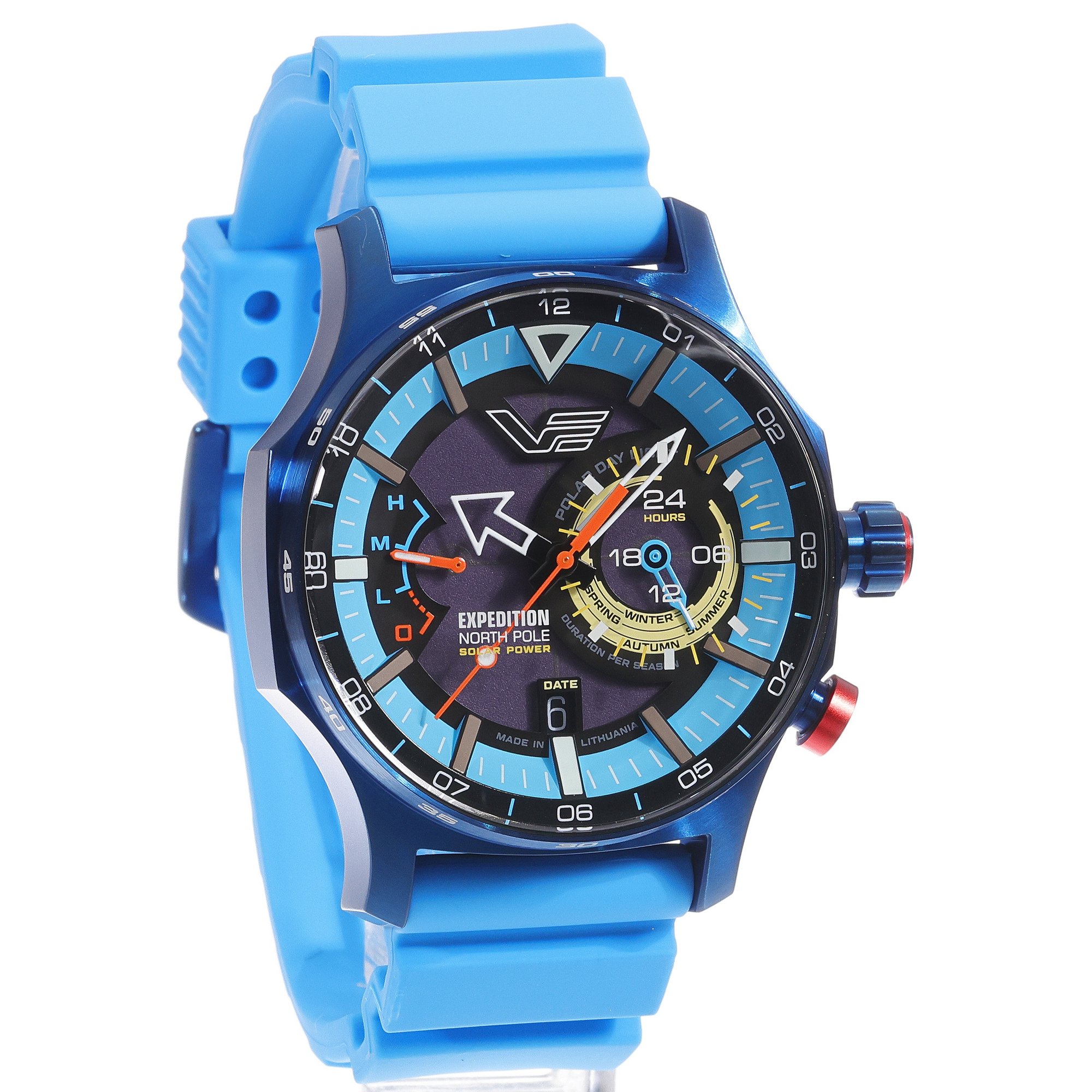 Vostok Europe VS57-595D736S Expedition North Pole 1 Polar Ice Solar 47mm zegarek typudiver Expedition