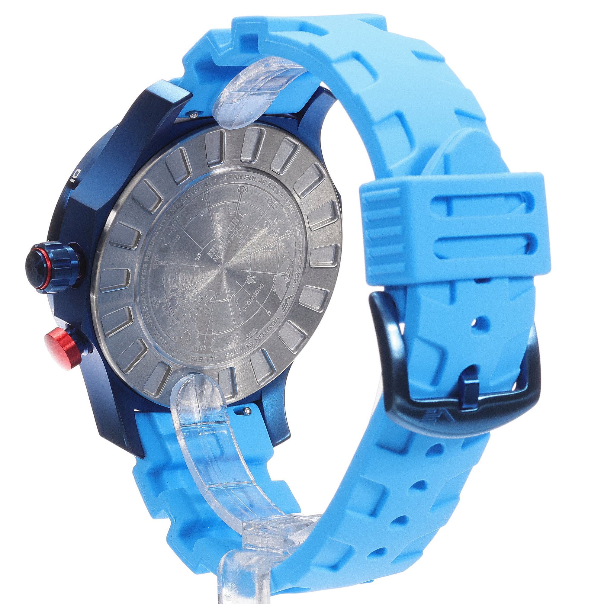 Vostok Europe VS57-595D736S zegarek niebieski typudiver Expedition pasek