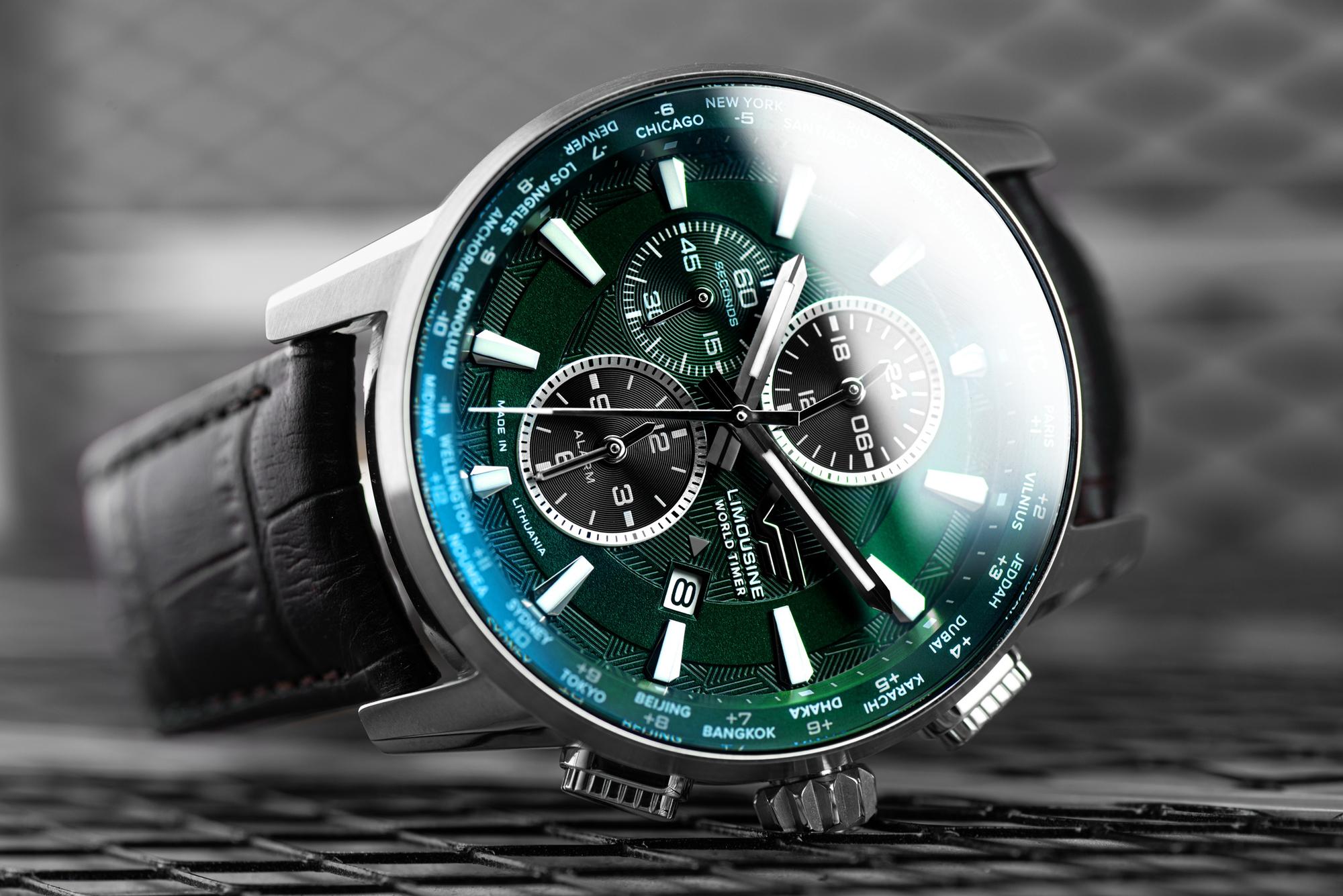 Vostok Europe YM26-561A790 zegarek srebrny klasyczny Expedition pasek - miniatura 5