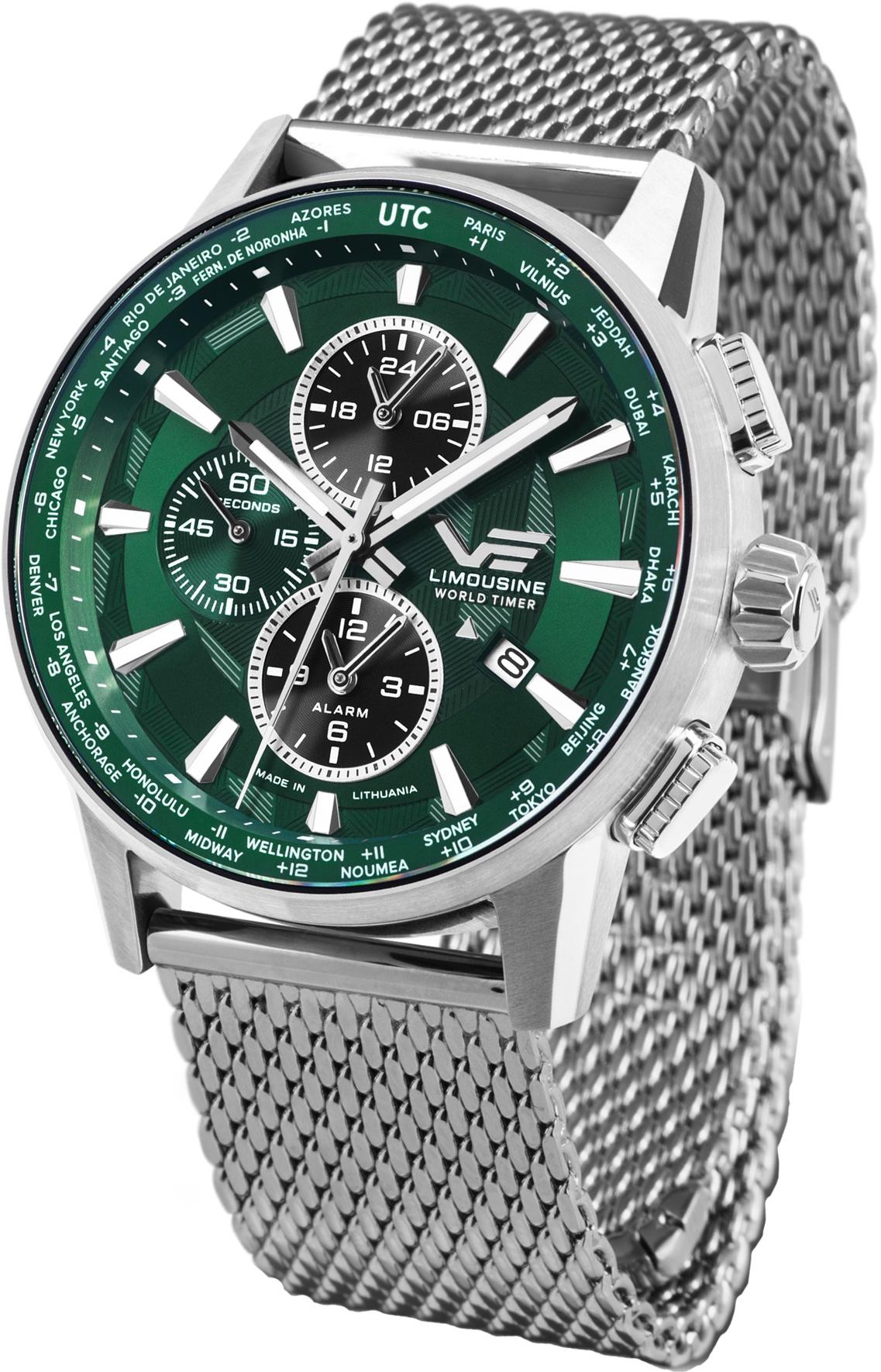 Vostok Europe YM26-561A790B Expedition Limousine 43mm Generation 2 World Time and Alarm - miniatura 1
