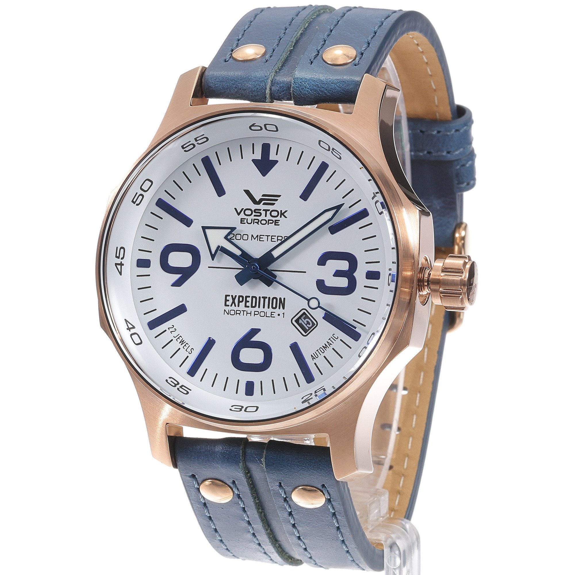 Vostok Europe YN55-595B641 Expedition North Pole 1 Automatic 47mm zegarek klasyczny Expedition