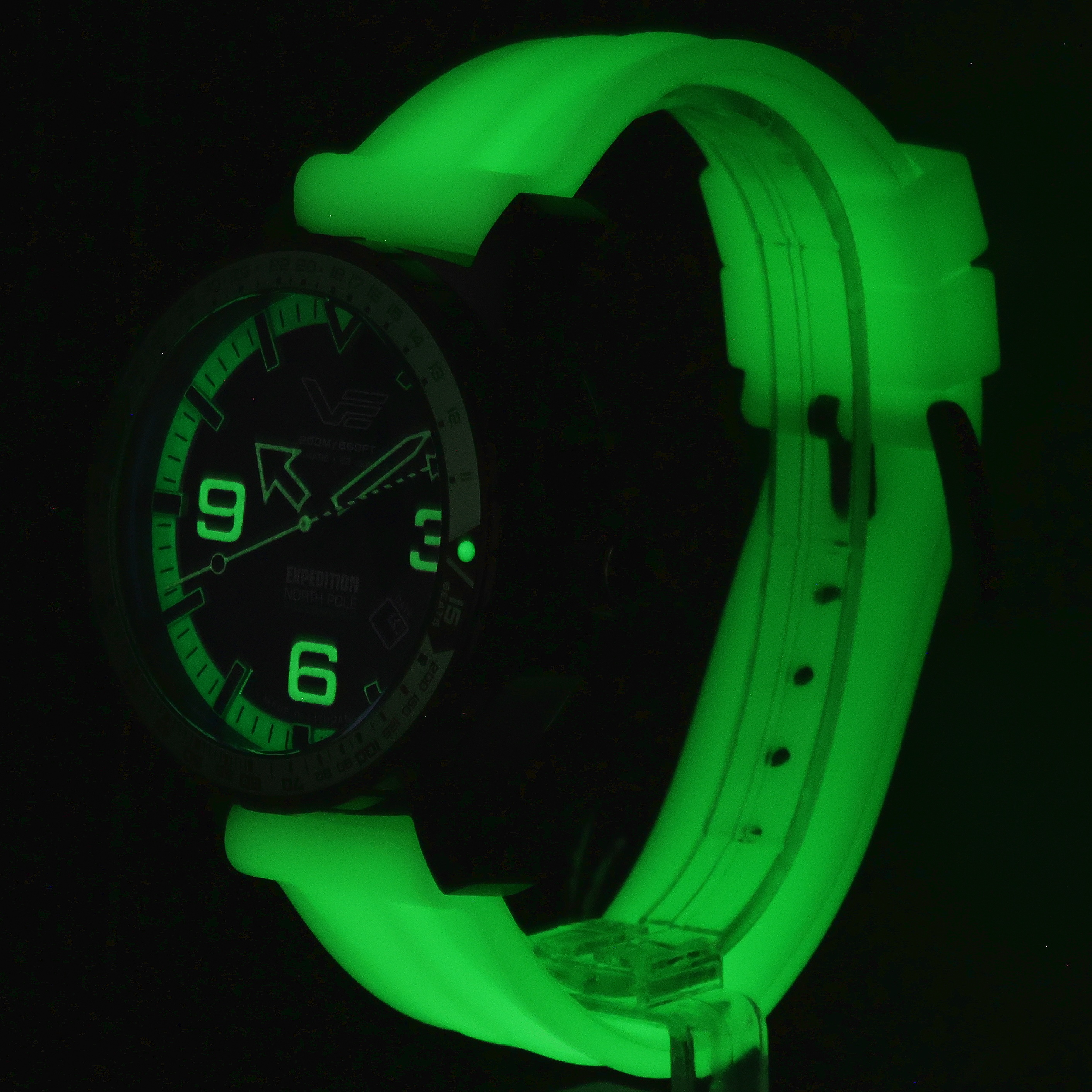 Vostok Europe YN55-597C731SW Expedition North Pole 1 Polar Night Automatic 47mm zegarek typudiver Expedition