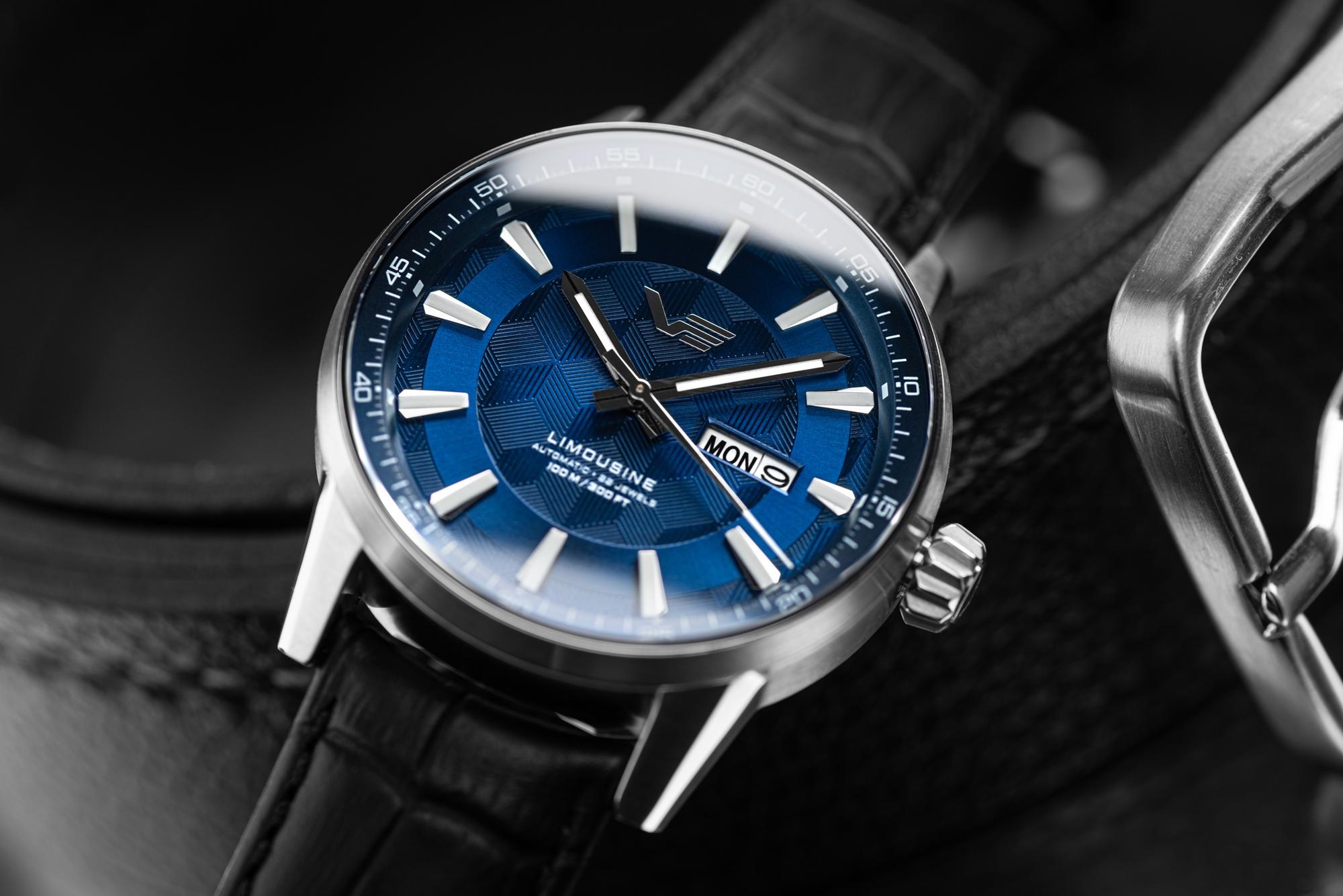 Vostok Europe YN56-561A799 zegarek srebrny klasyczny Limousine pasek - miniatura 5