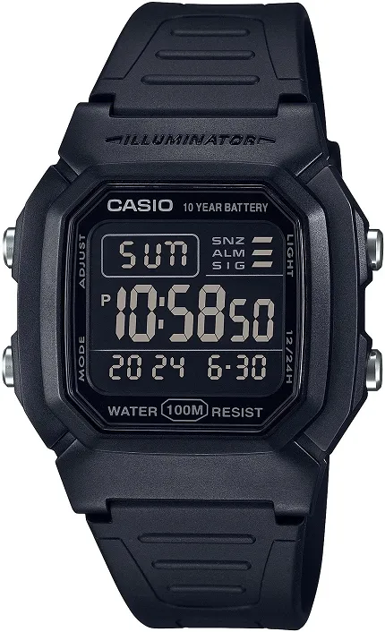 Casio W-800H-1BVES Sportowe - zdjęcie 1