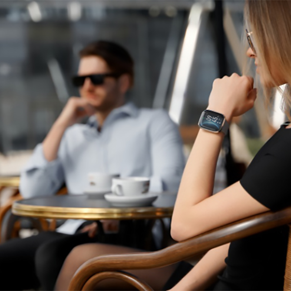 zegarek 5904238484876 srebrny Smartwatch - miniatura 7