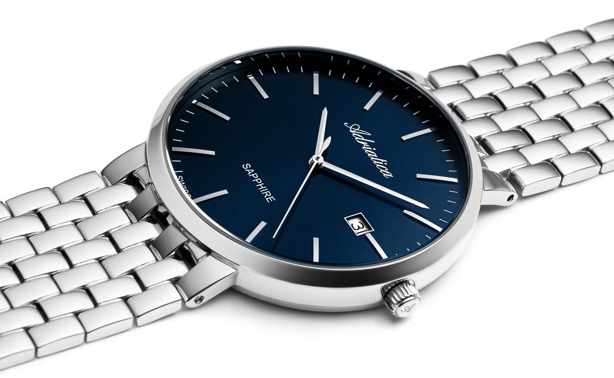 zegarek A12815115Q srebrny Bransoleta