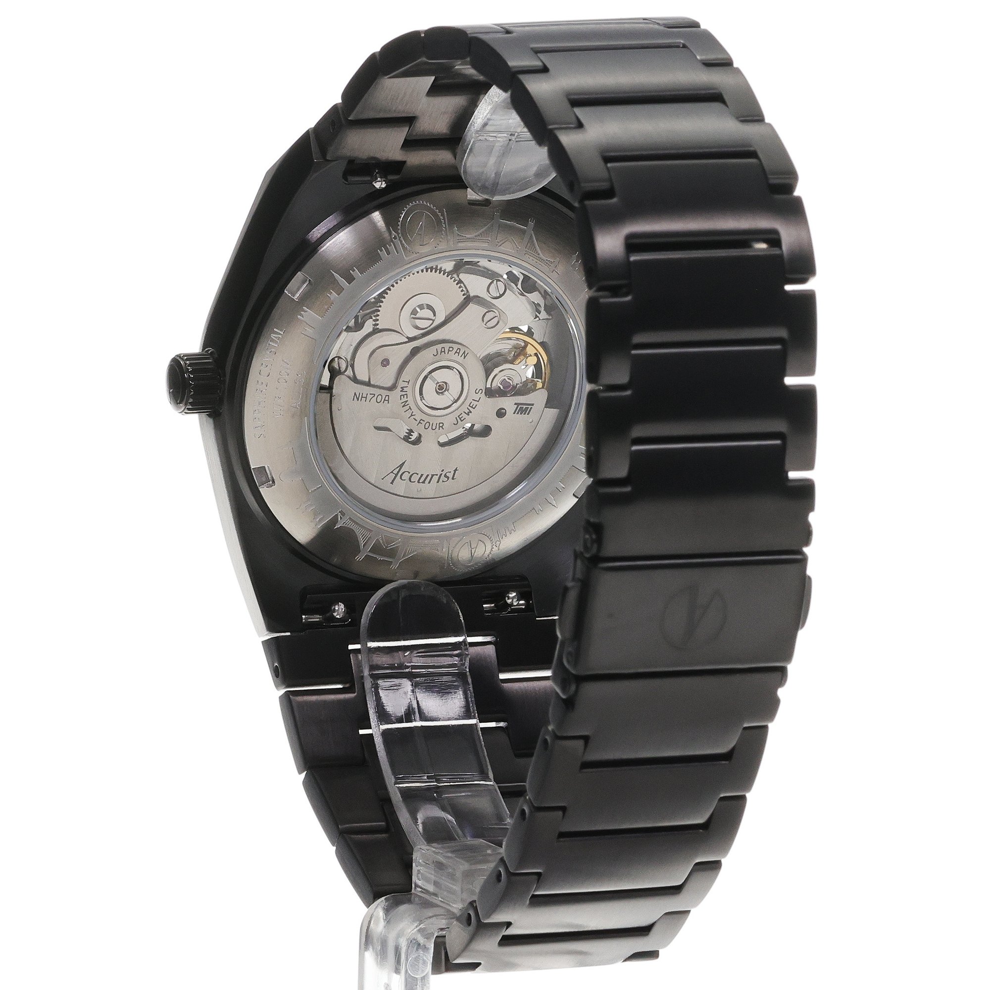 zegarek Accurist 70023 Origin Automatic Skeleton 41mm Origin szafirowe - miniatura 4