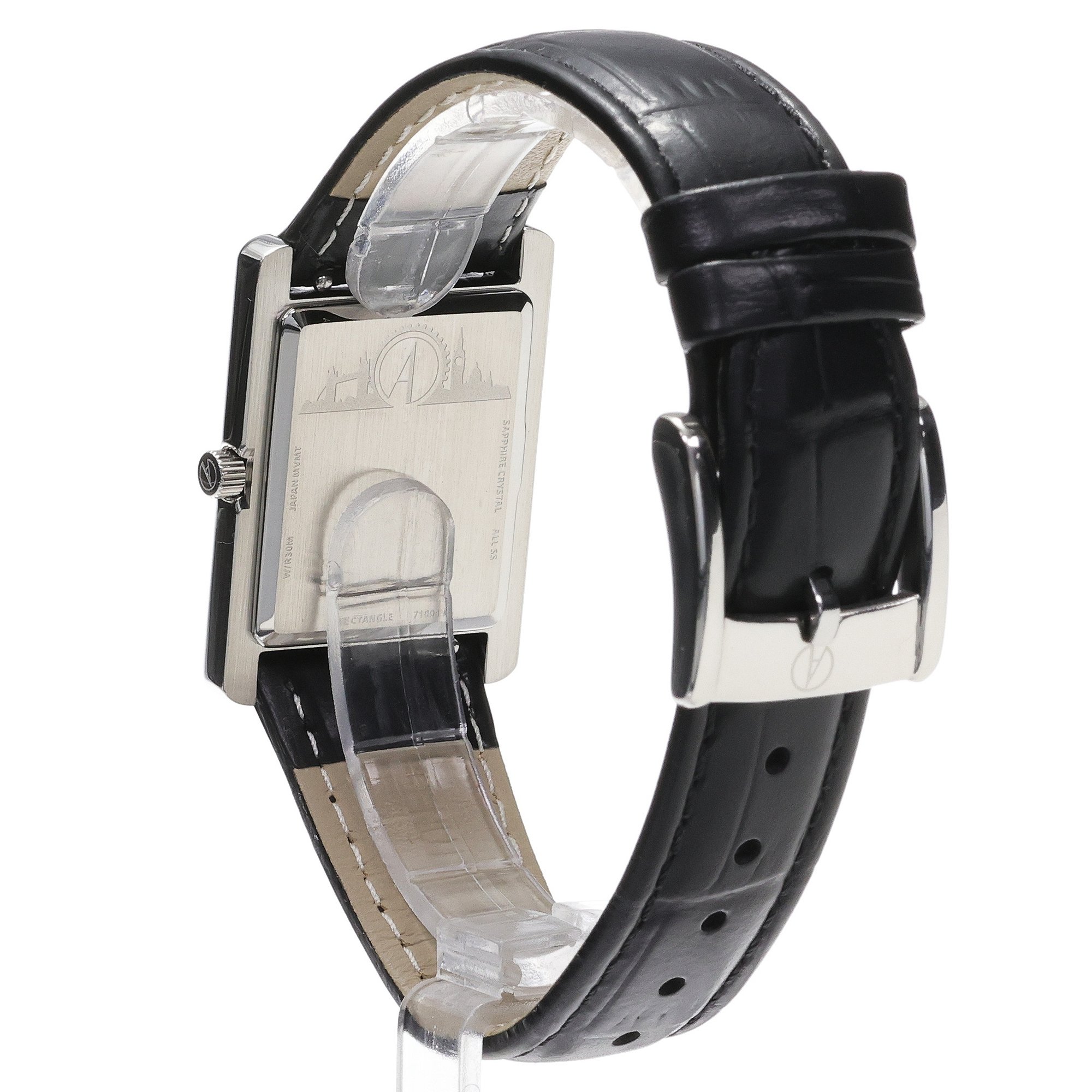 zegarek Accurist 71001 Rectangle 26mm - White Rectangle szafirowe