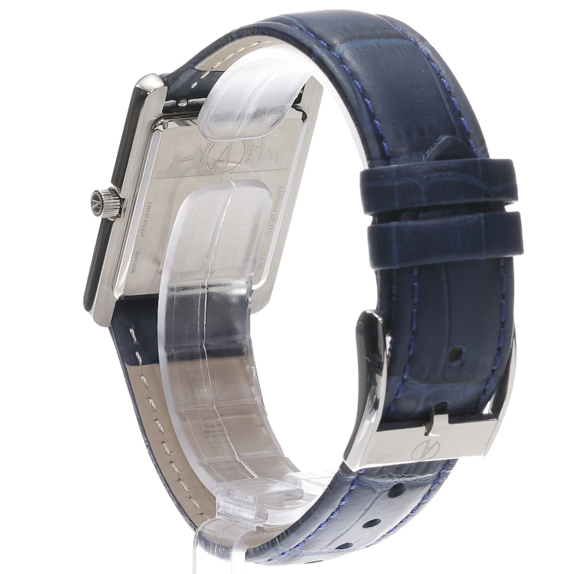 zegarek Accurist 71002 Rectangle 26mm - White Rectangle szafirowe