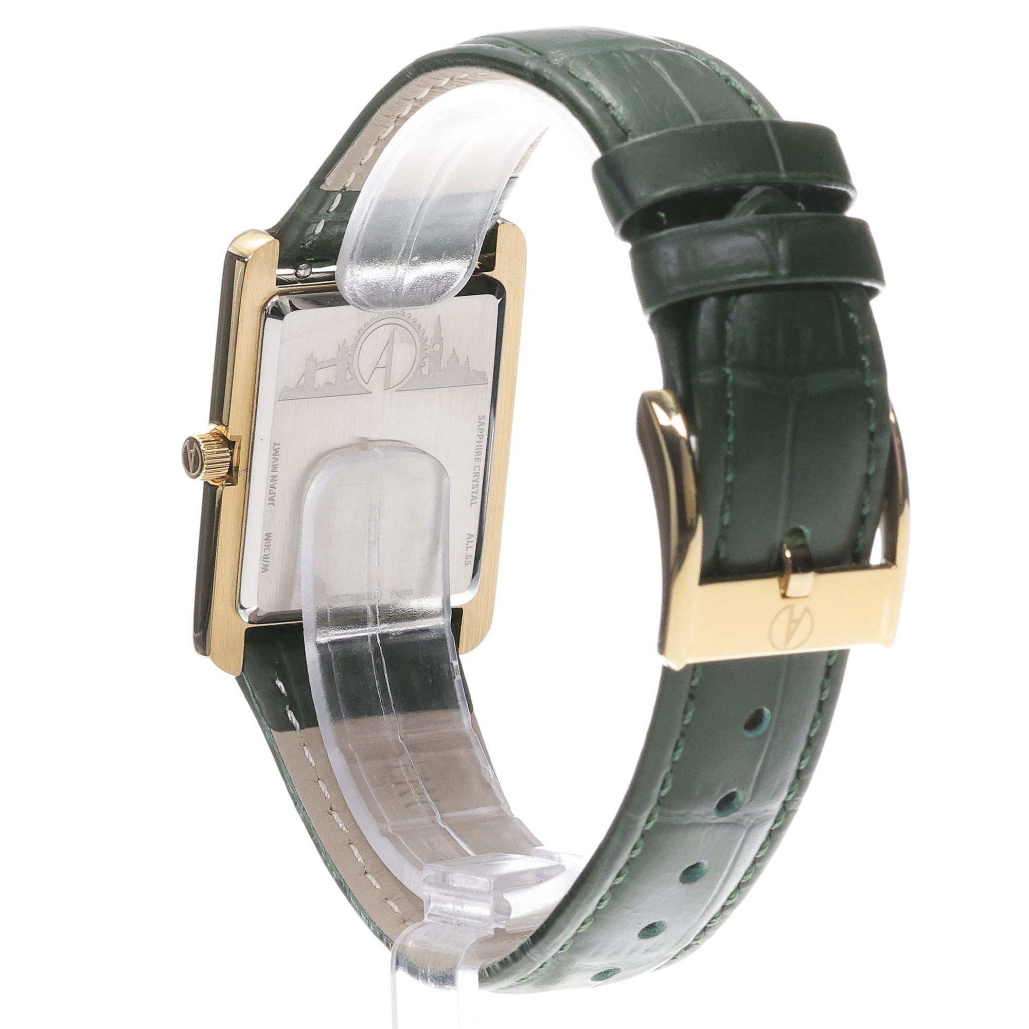 zegarek Accurist 71003 Rectangle 26mm - White Rectangle szafirowe