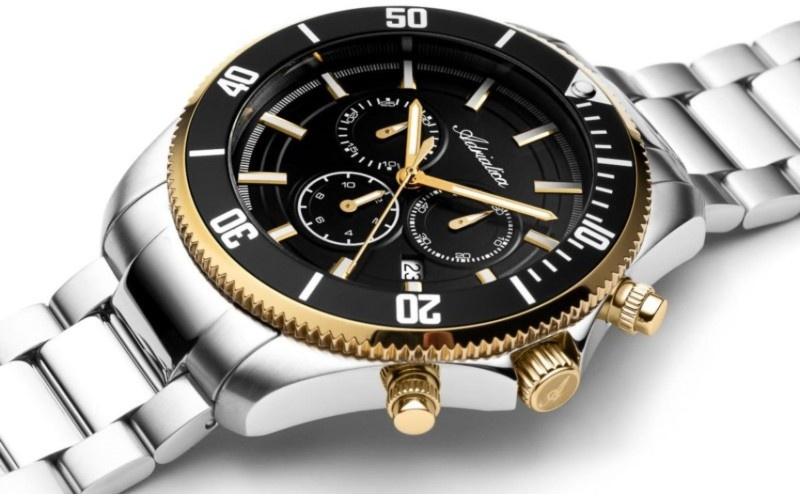 zegarek Adriatica A1139R114CHN męski z chronograf Bransoleta