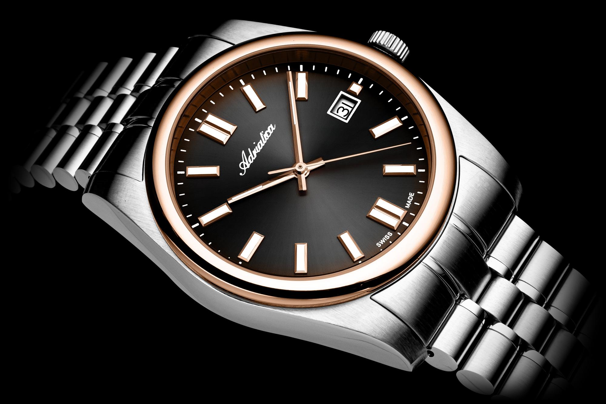zegarek Adriatica A1298R1R6Q Classic Elegance Quartz Męskie szafirowe