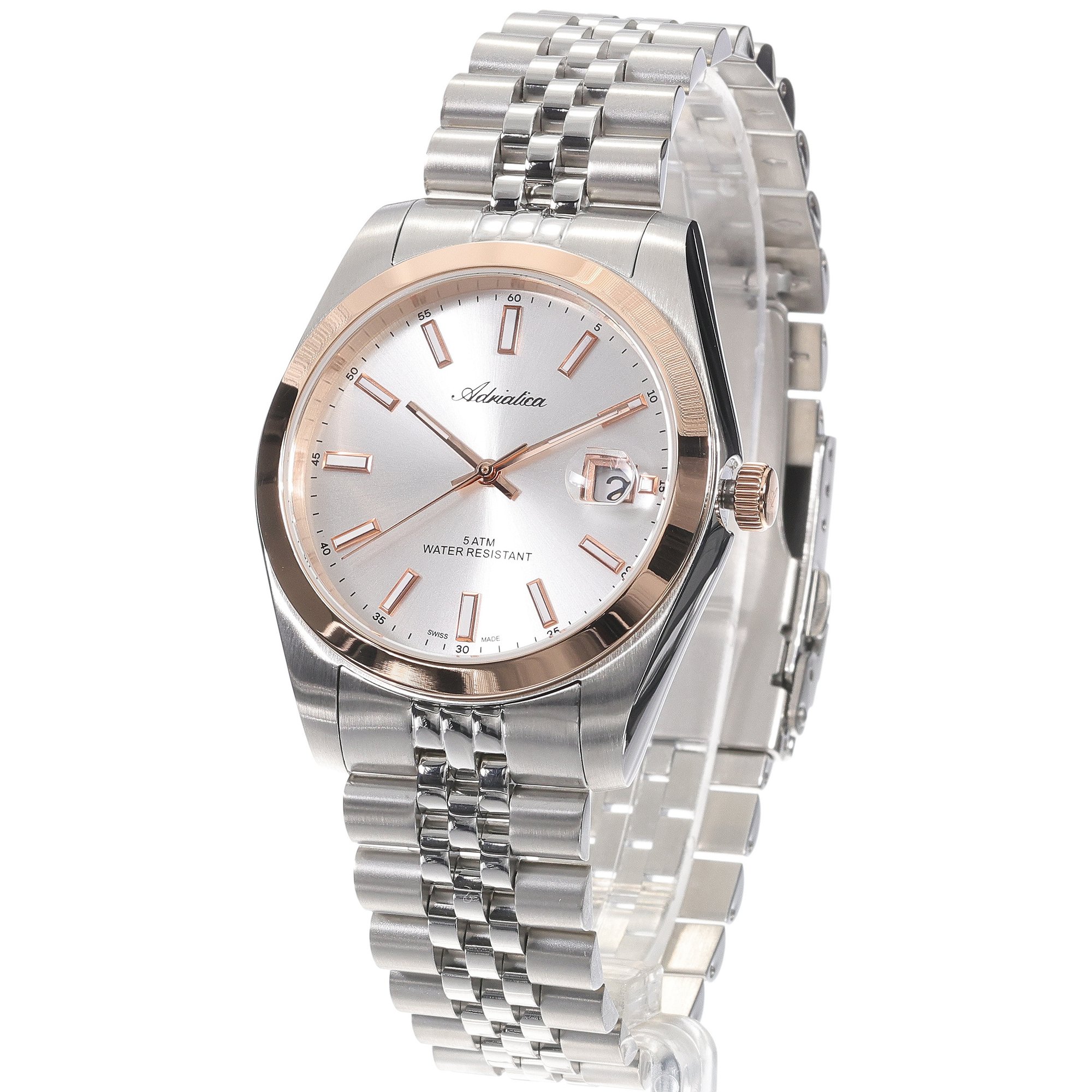 zegarek Adriatica A1299R113Q Classic Bransoleta mineralne z powłoką szafirową