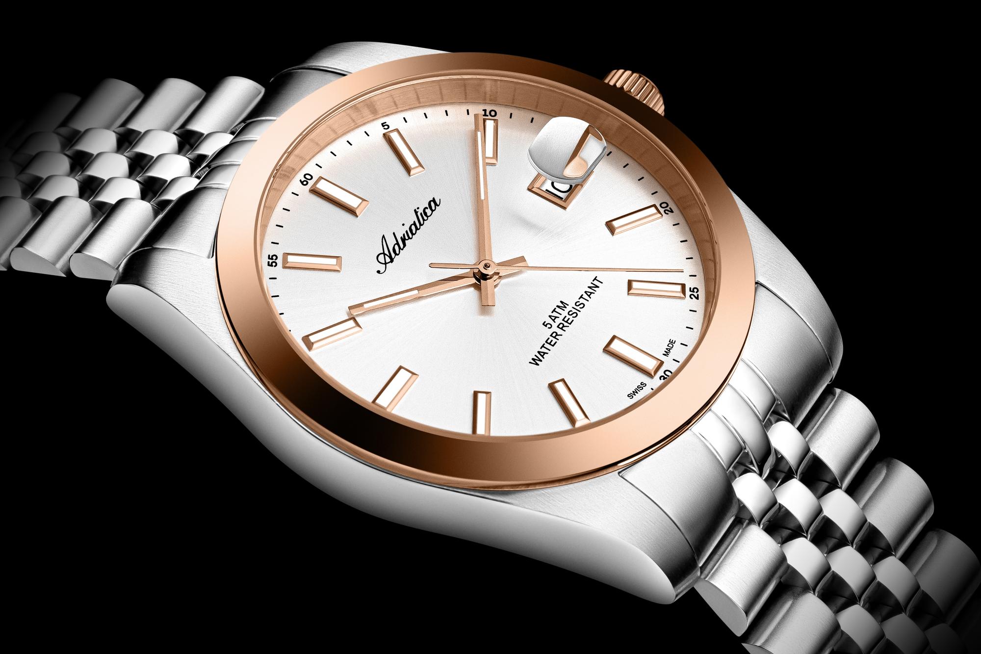 zegarek Adriatica A1299R113Q kwarcowy męski Bransoleta Classic