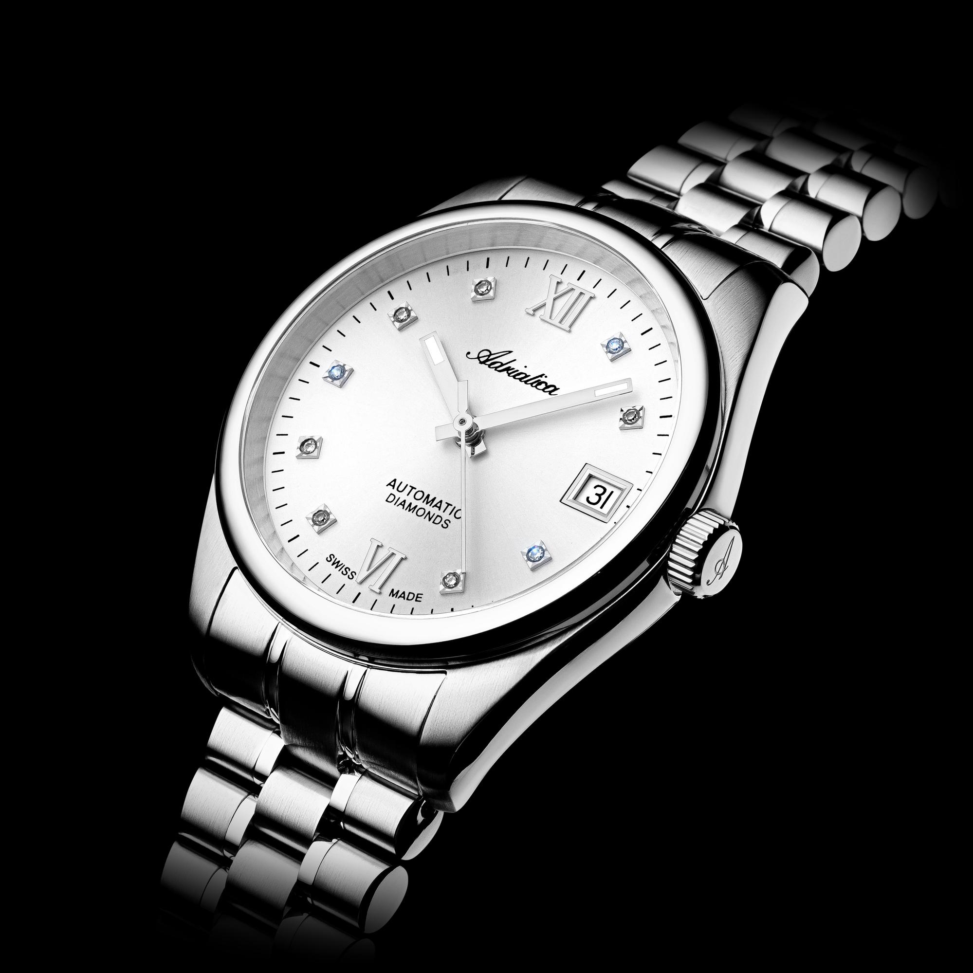 zegarek Adriatica A31985183DA automatyczny damski Damskie Automatic Collection