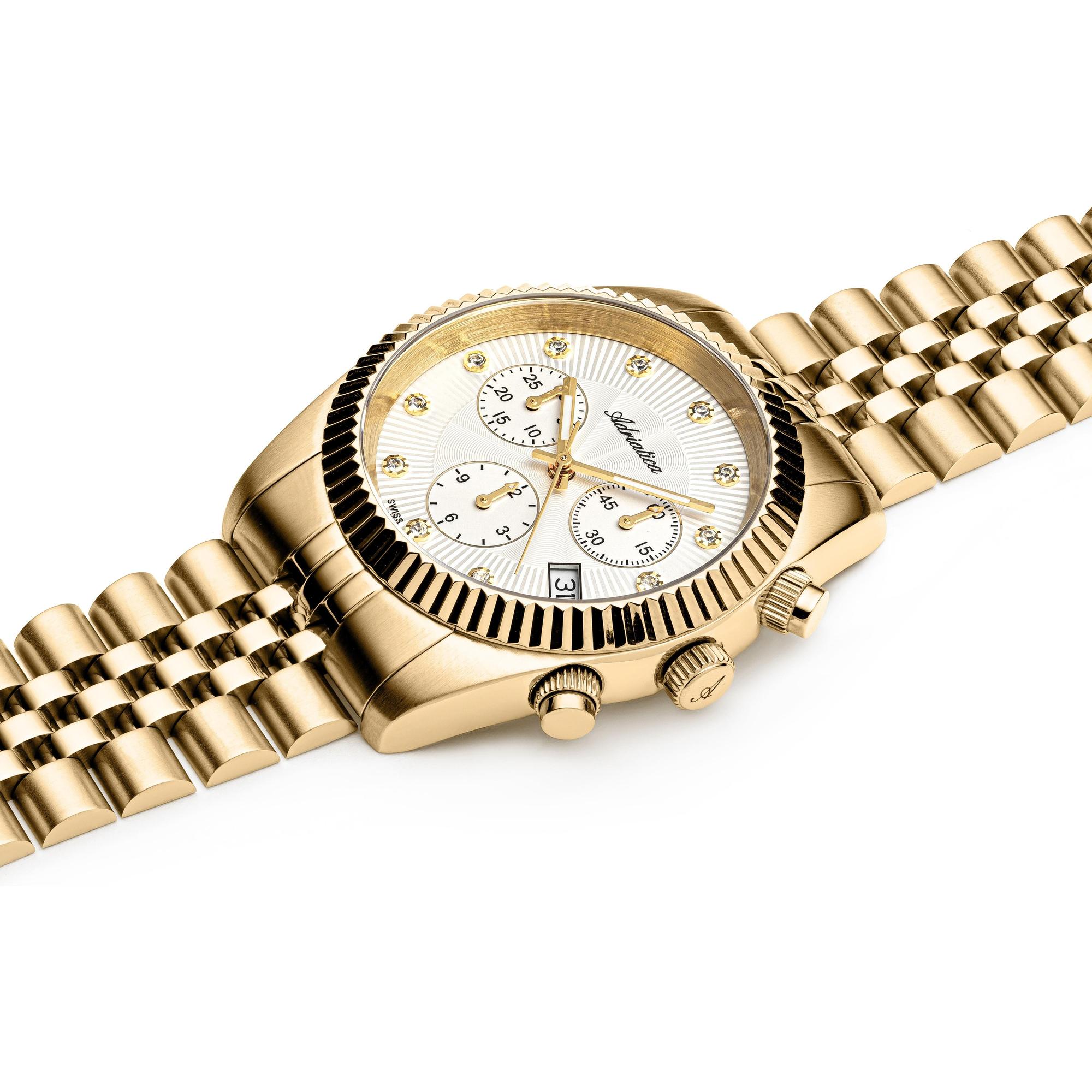 zegarek Adriatica A38091141CH kwarcowy damski Damskie Classic Chronograph