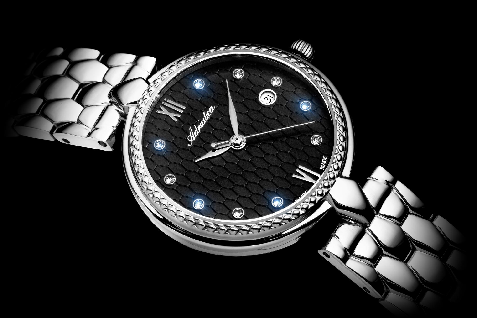 zegarek Adriatica A38435184Q kwarcowy damski Damskie Classic Diamond
