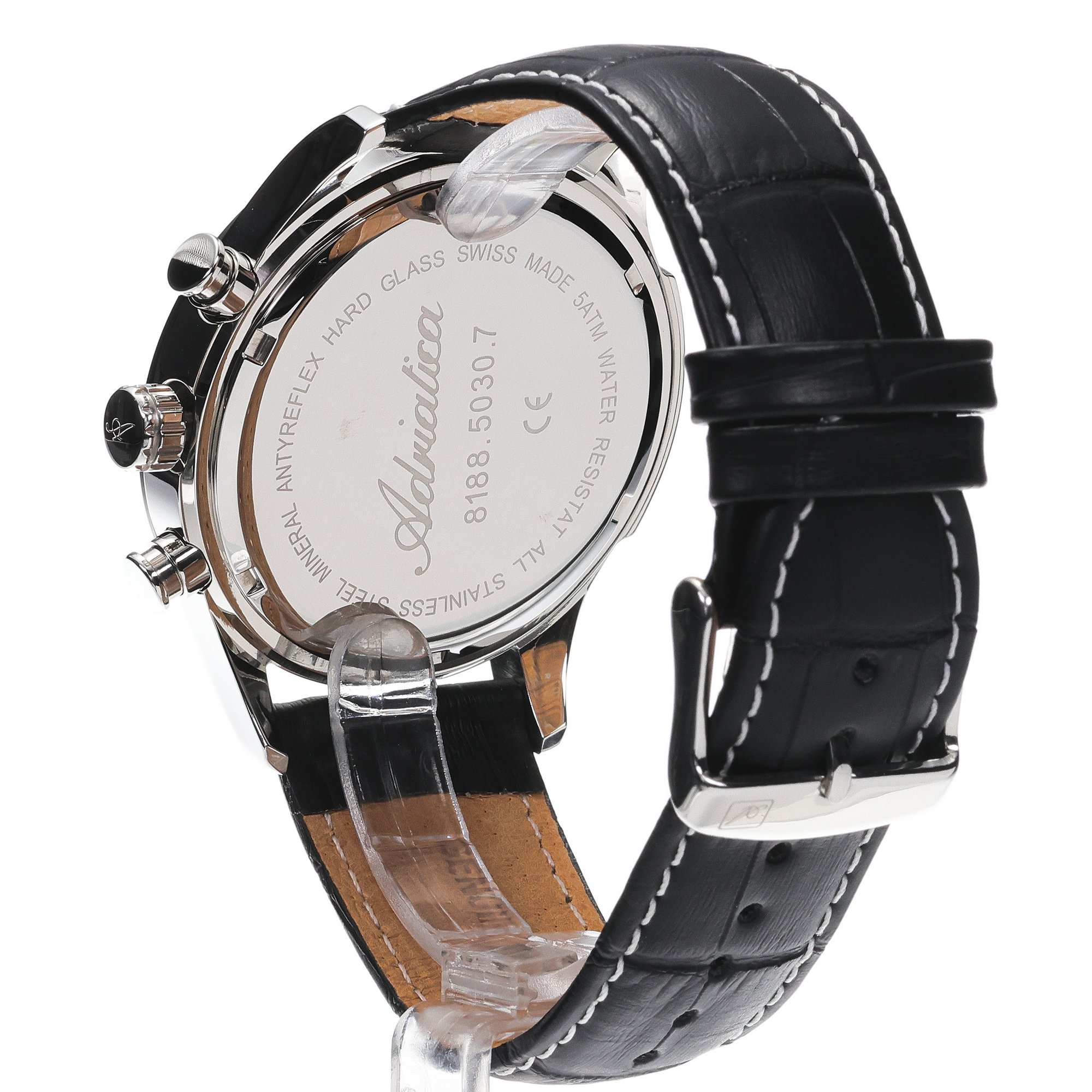 zegarek Adriatica A8188Y254CH męski z chronograf Pasek