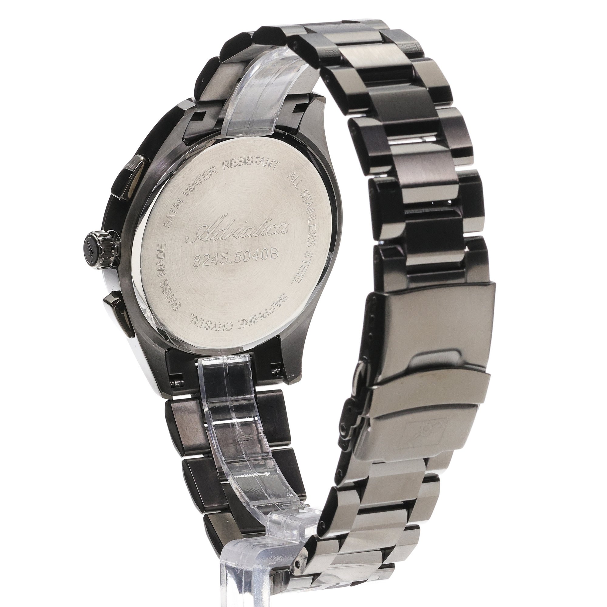 zegarek Adriatica A8245S116CH Classic Chronograf męski z tachometr Męskie - miniatura 4