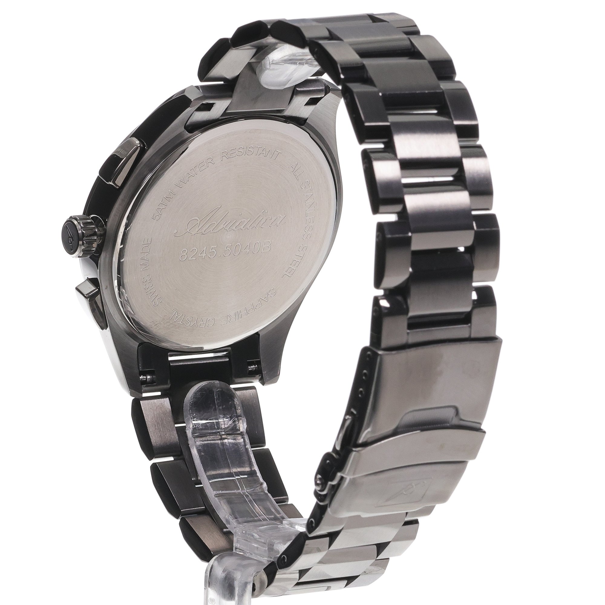zegarek Adriatica A8245S1R6CH Classic Chronograf męski z tachometr Męskie - miniatura 4