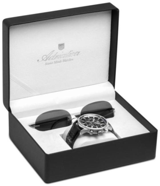 zegarek Adriatica A82814216CH Titanium Chronograph męski z chronograf Tytanowe - miniatura 3
