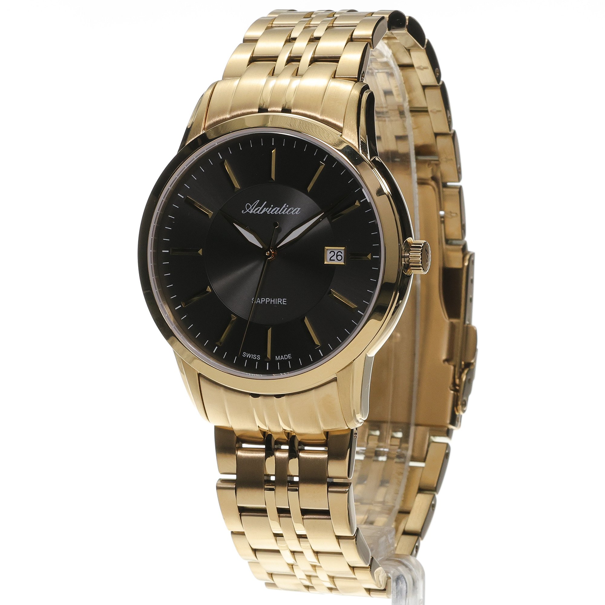 zegarek Adriatica A83061116Q Classic Bransoleta szafirowe