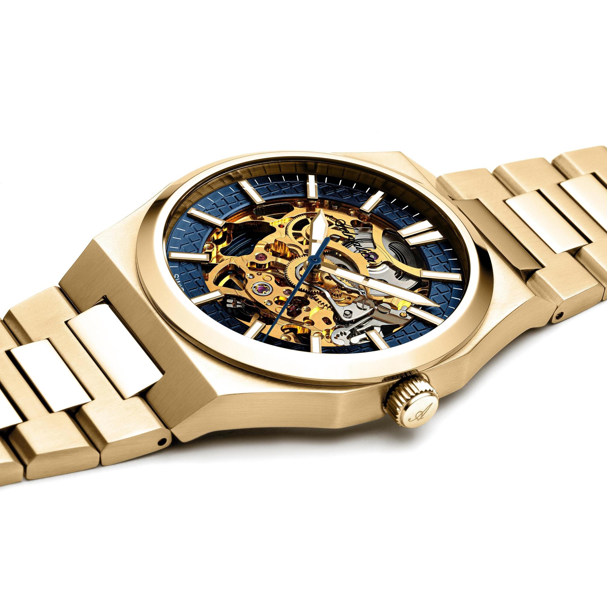 zegarek Adriatica A83261115SA automatyczny męski Męskie Skeleton Automatic