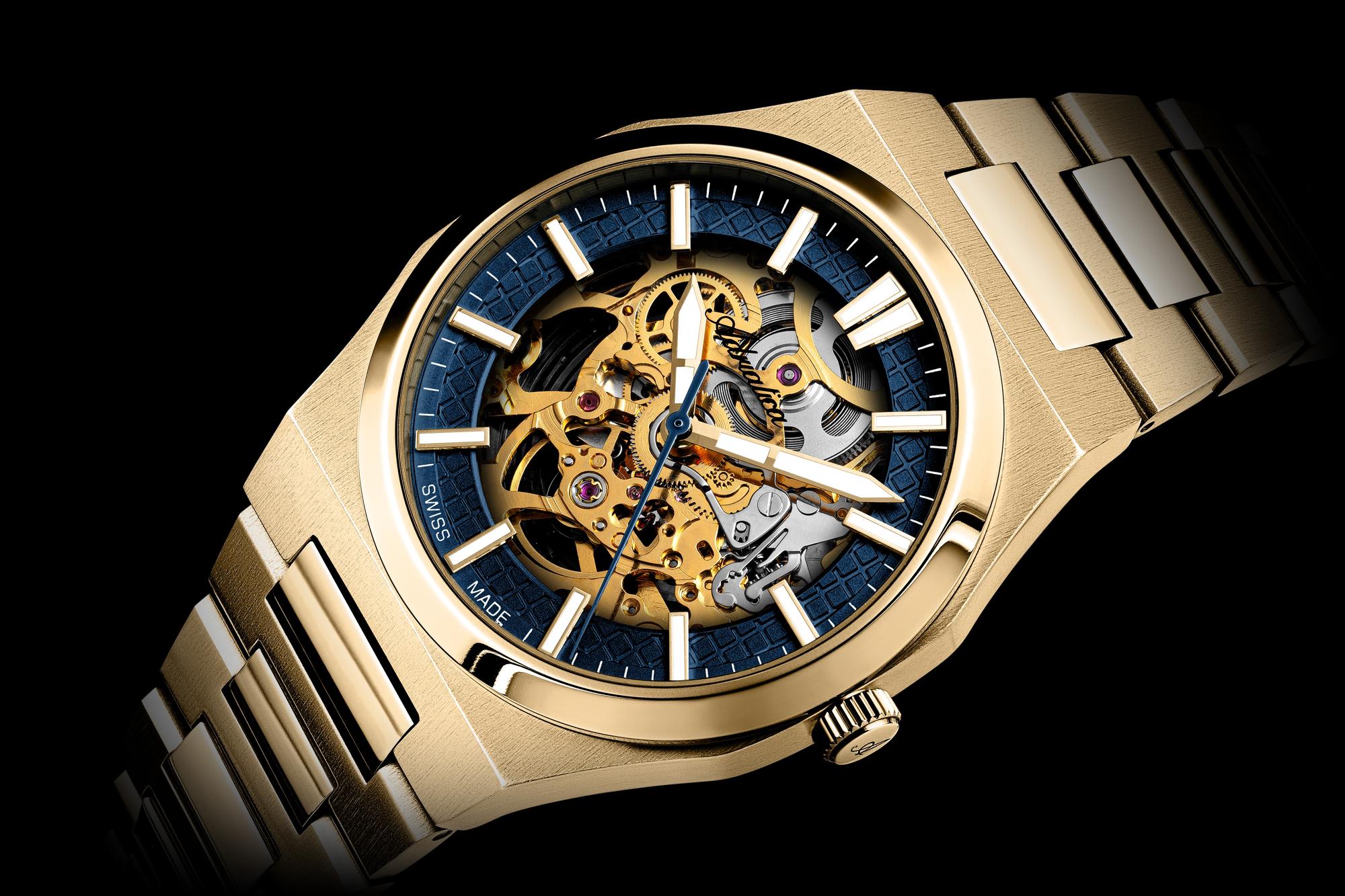zegarek Adriatica A83261115SA automatyczny męski Męskie Skeleton Automatic