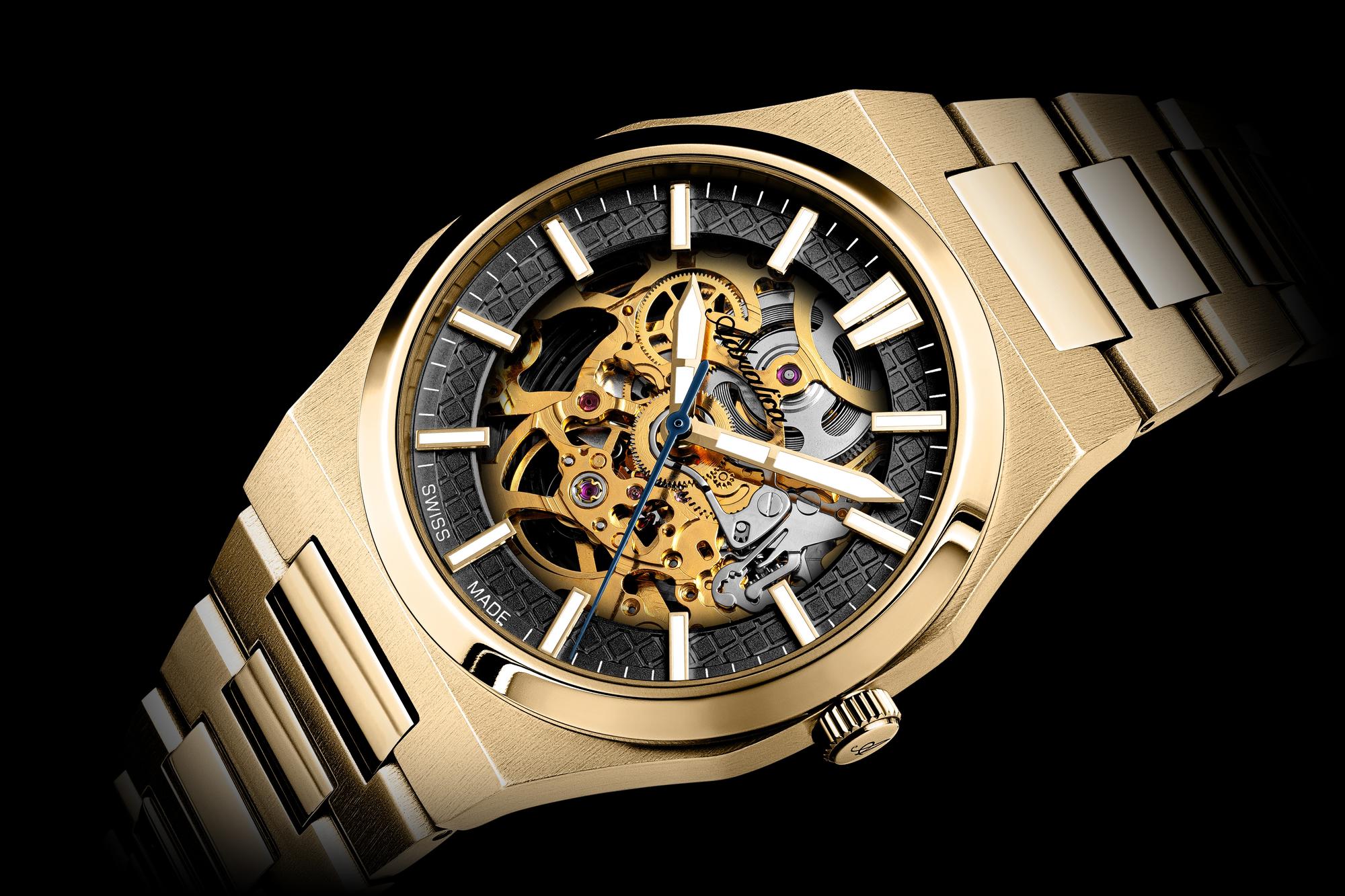 zegarek Adriatica A83261116SA automatyczny męski Męskie Skeleton Automatic