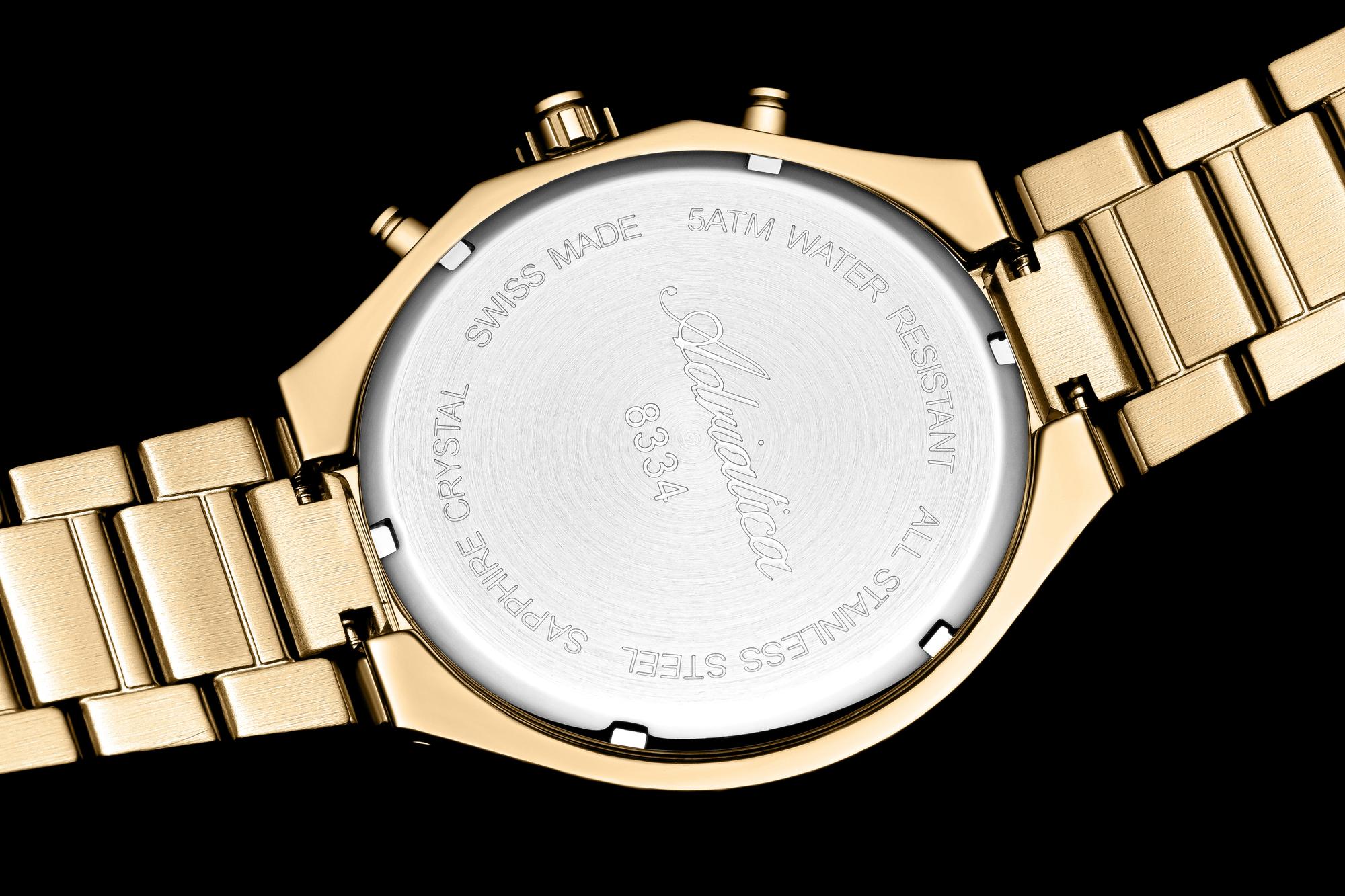 zegarek Adriatica A83341113CH męski z chronograf Bransoleta - miniatura 7