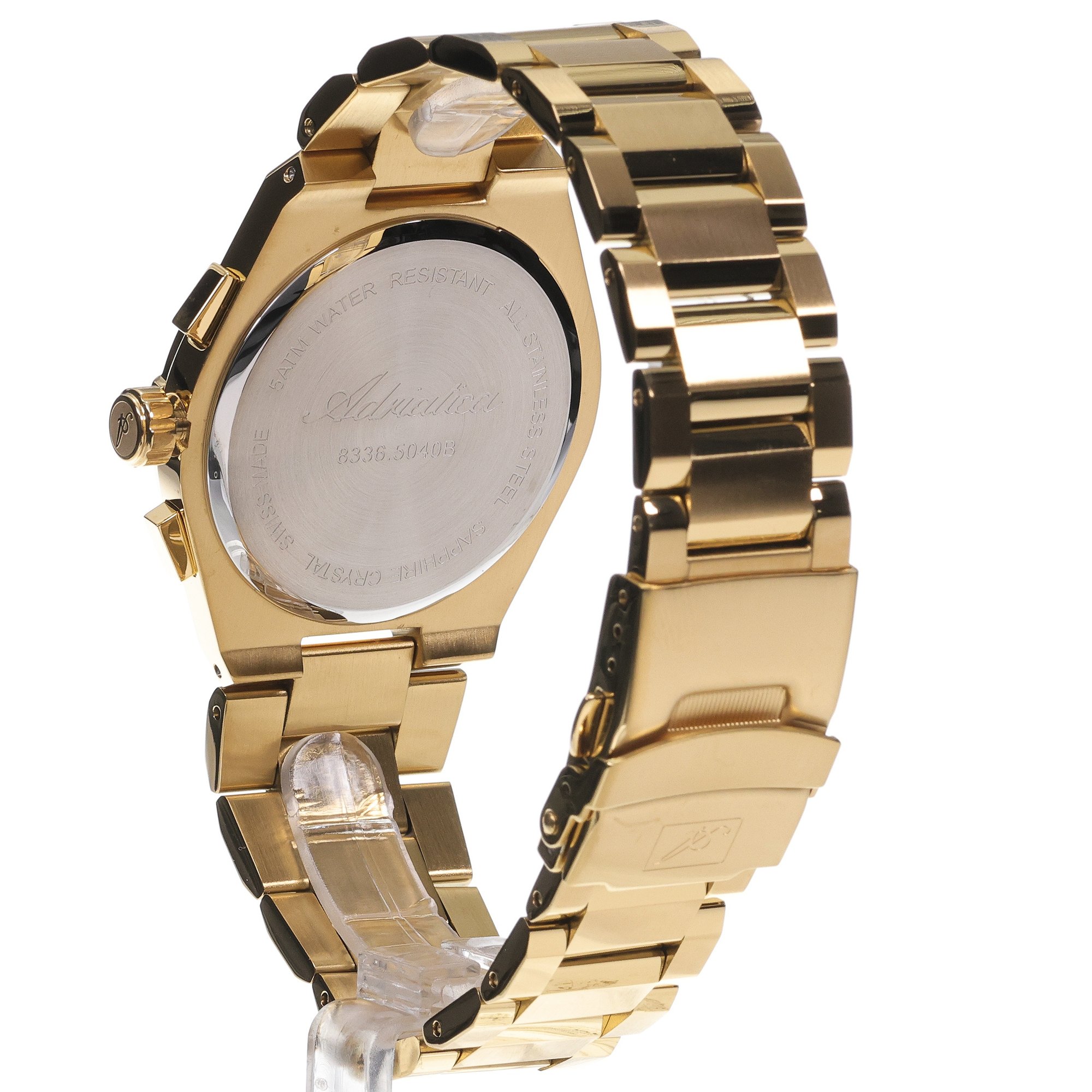 zegarek Adriatica A83361113CH Classic Chronograph męski z chronograf Bransoleta - miniatura 4