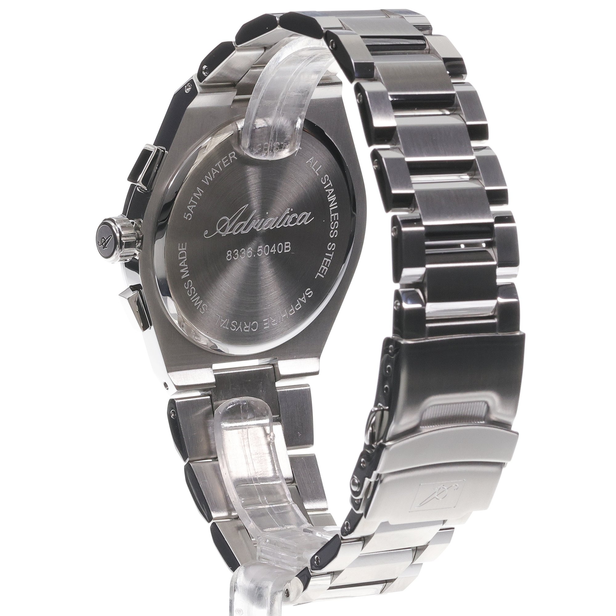 zegarek Adriatica A83365115CH Classic Chronograph męski z chronograf Bransoleta