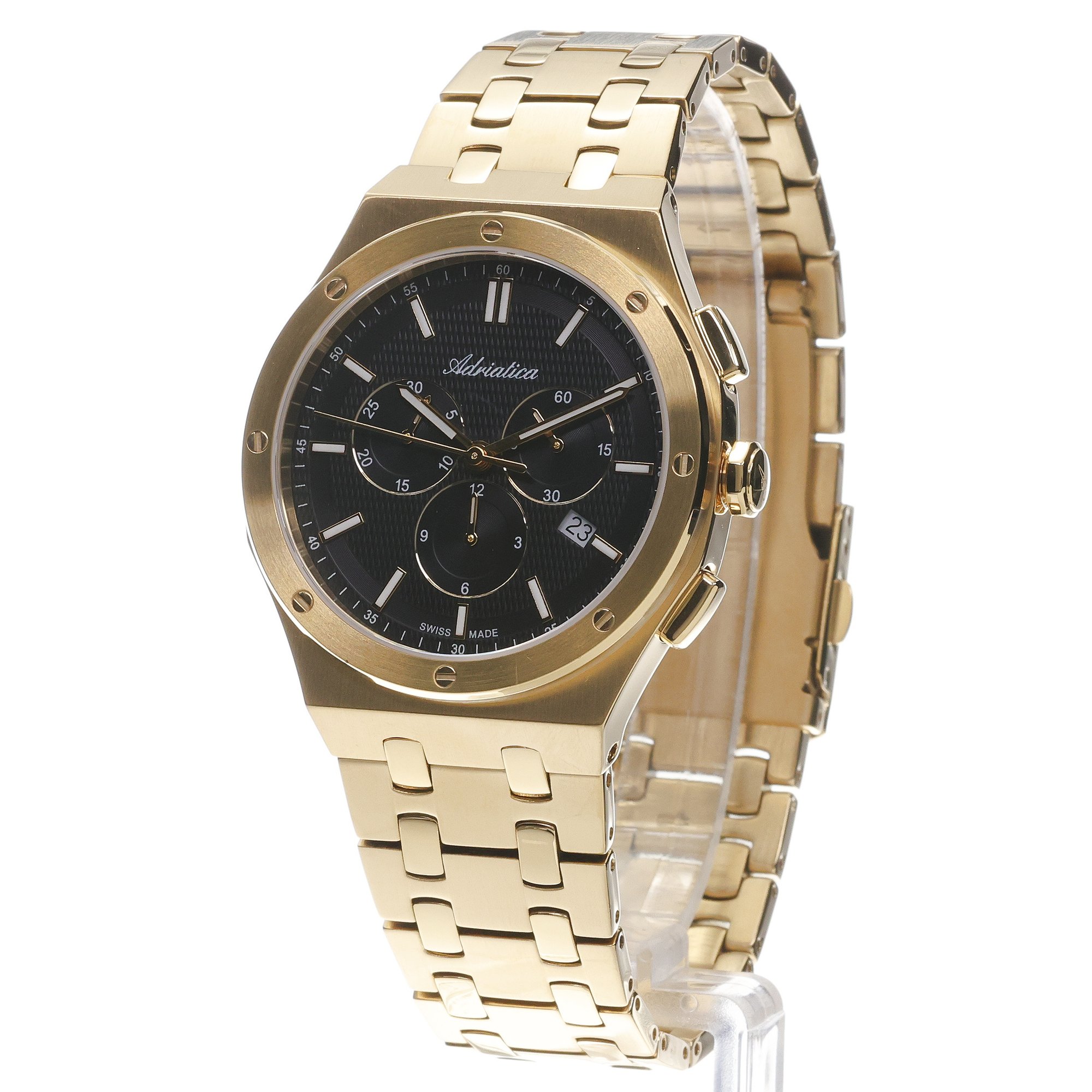 zegarek Adriatica A83371114CH Classic Chronograf Męskie szafirowe - miniatura 2