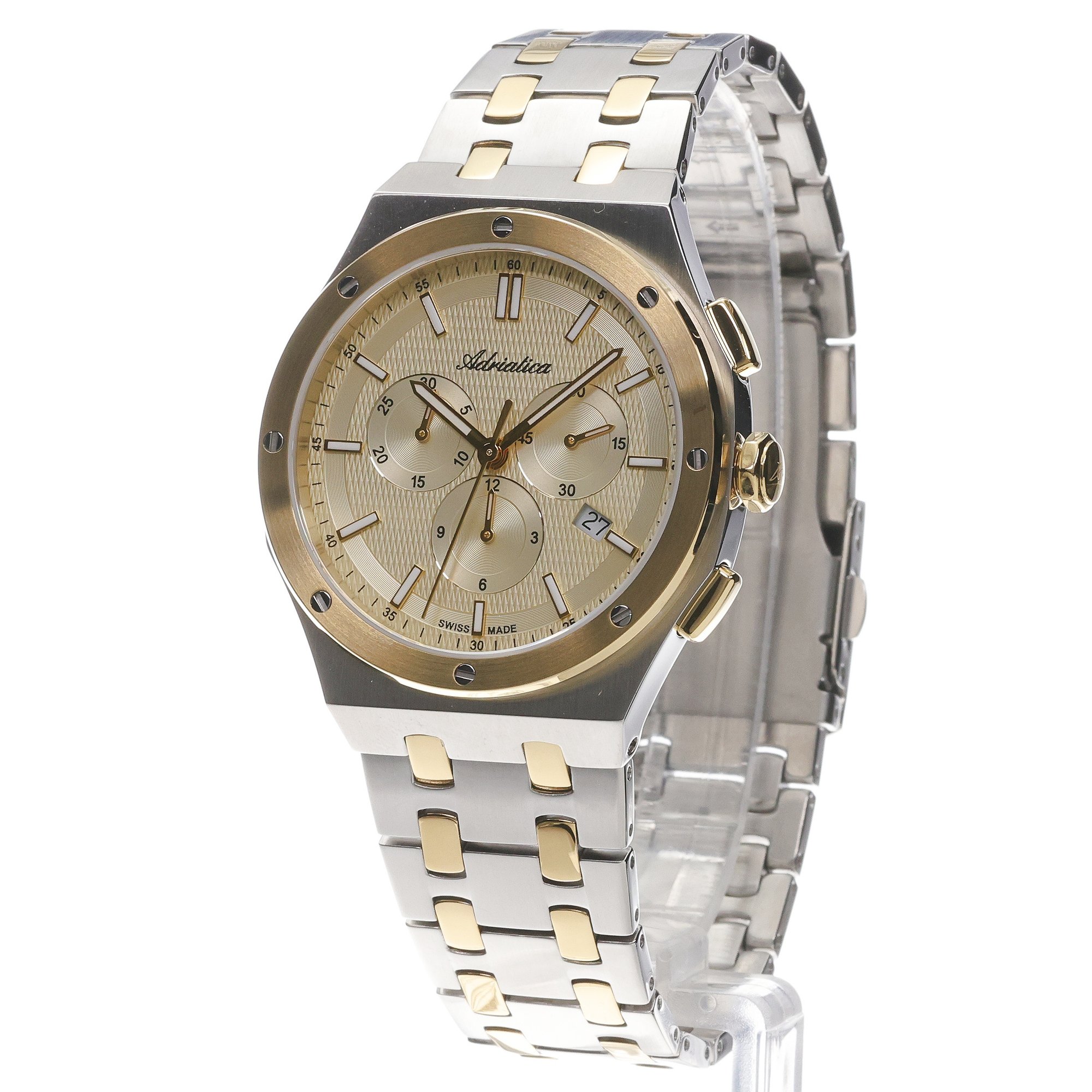 zegarek Adriatica A83372111CH Classic Chronograf Męskie szafirowe