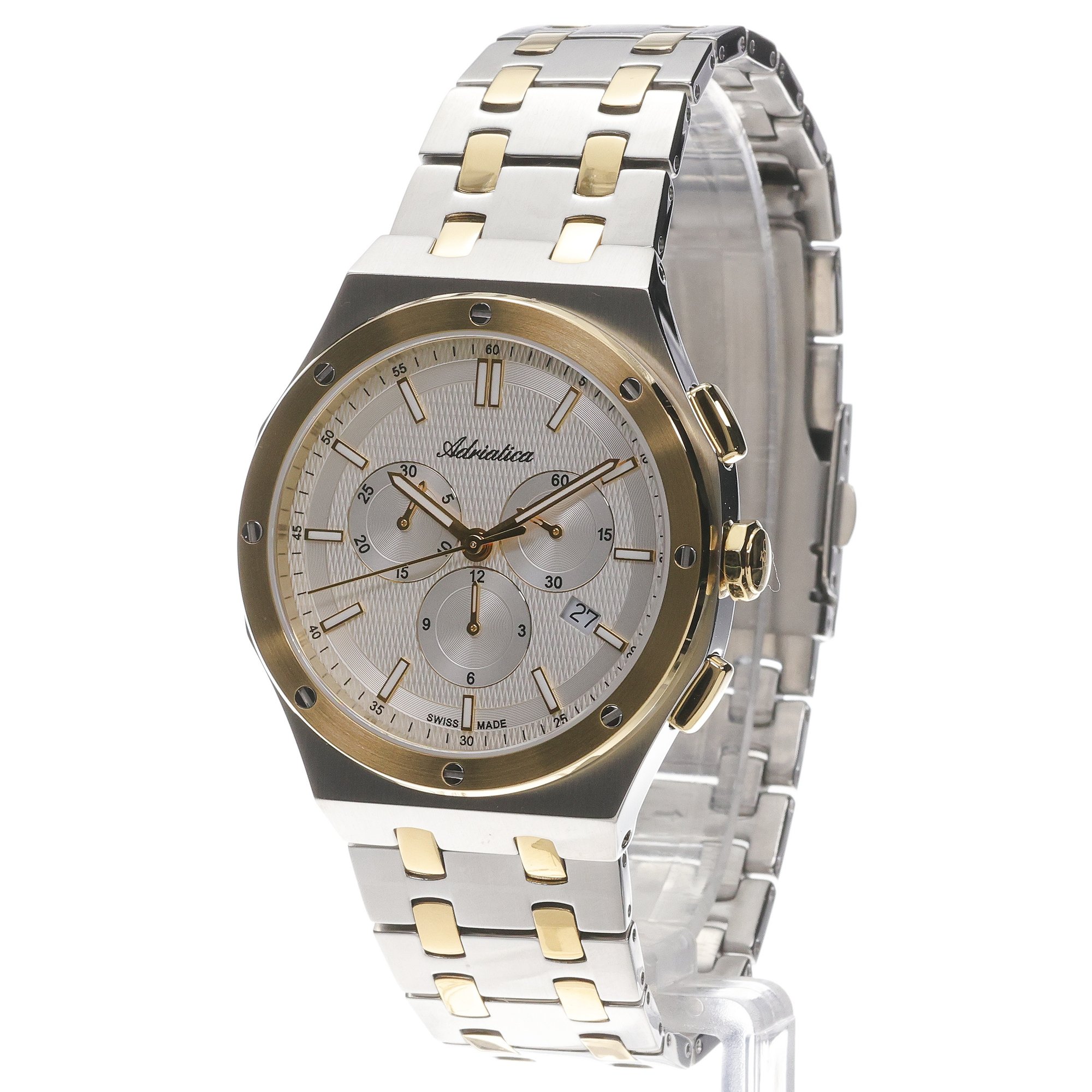 zegarek Adriatica A83372113CH Classic Chronograf Męskie szafirowe
