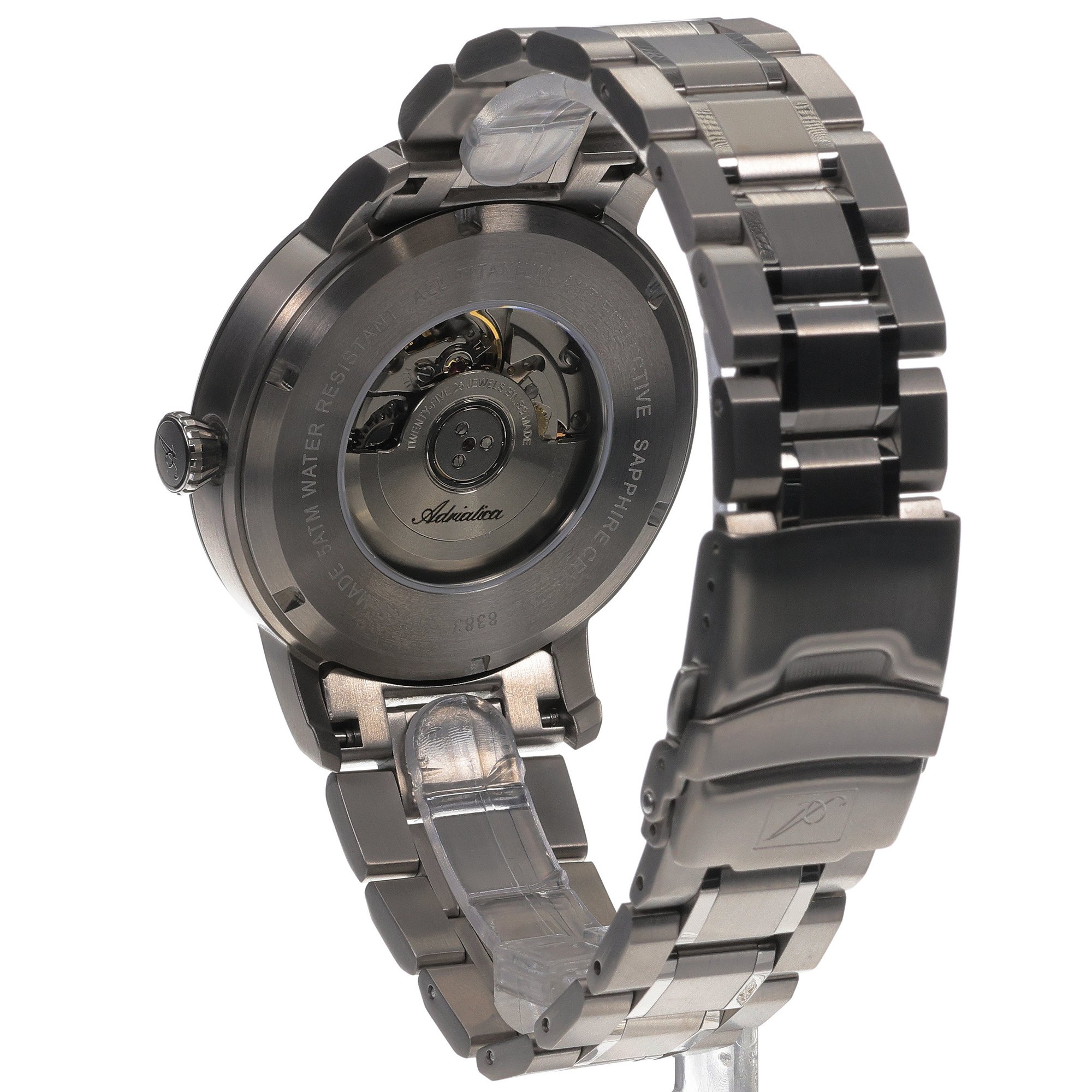 zegarek Adriatica A83834124A srebrny Automatic - miniatura 4