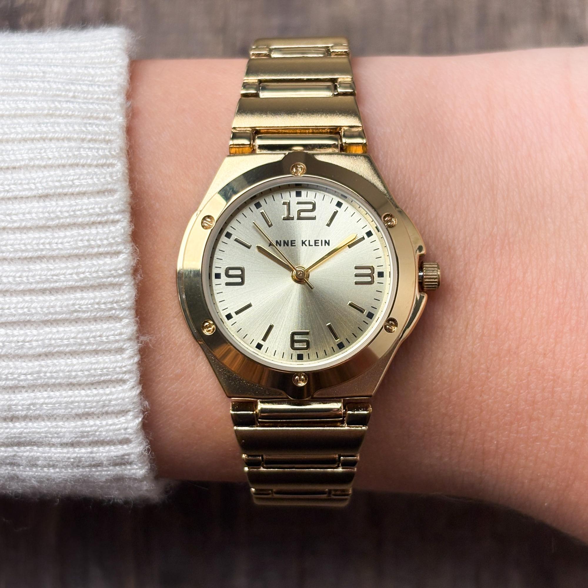 zegarek Anne Klein 10-8654CHGP złoty Anne Klein