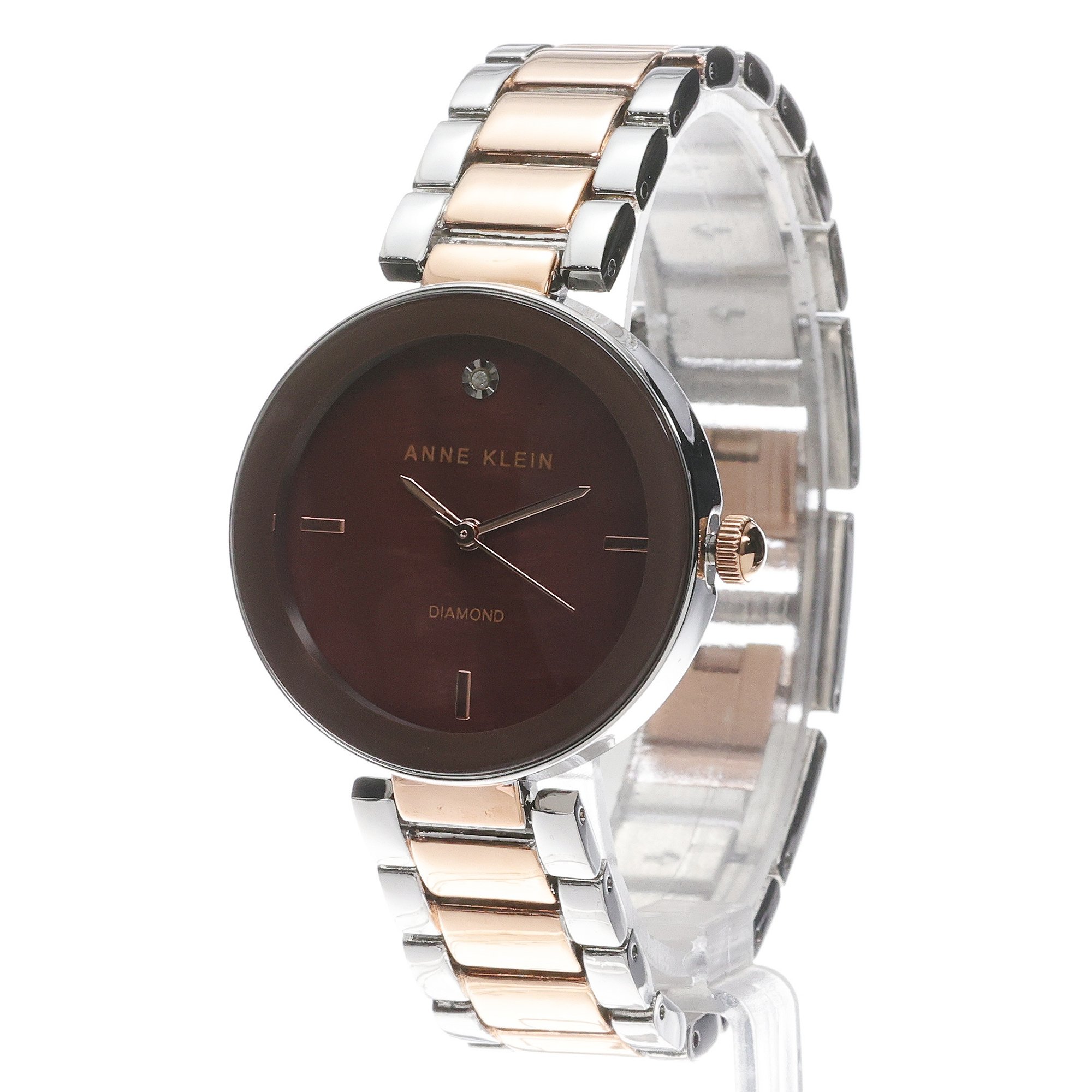 zegarek Anne Klein AK-1363BNRT kwarcowy damski Bransoleta Diamond - miniatura 2