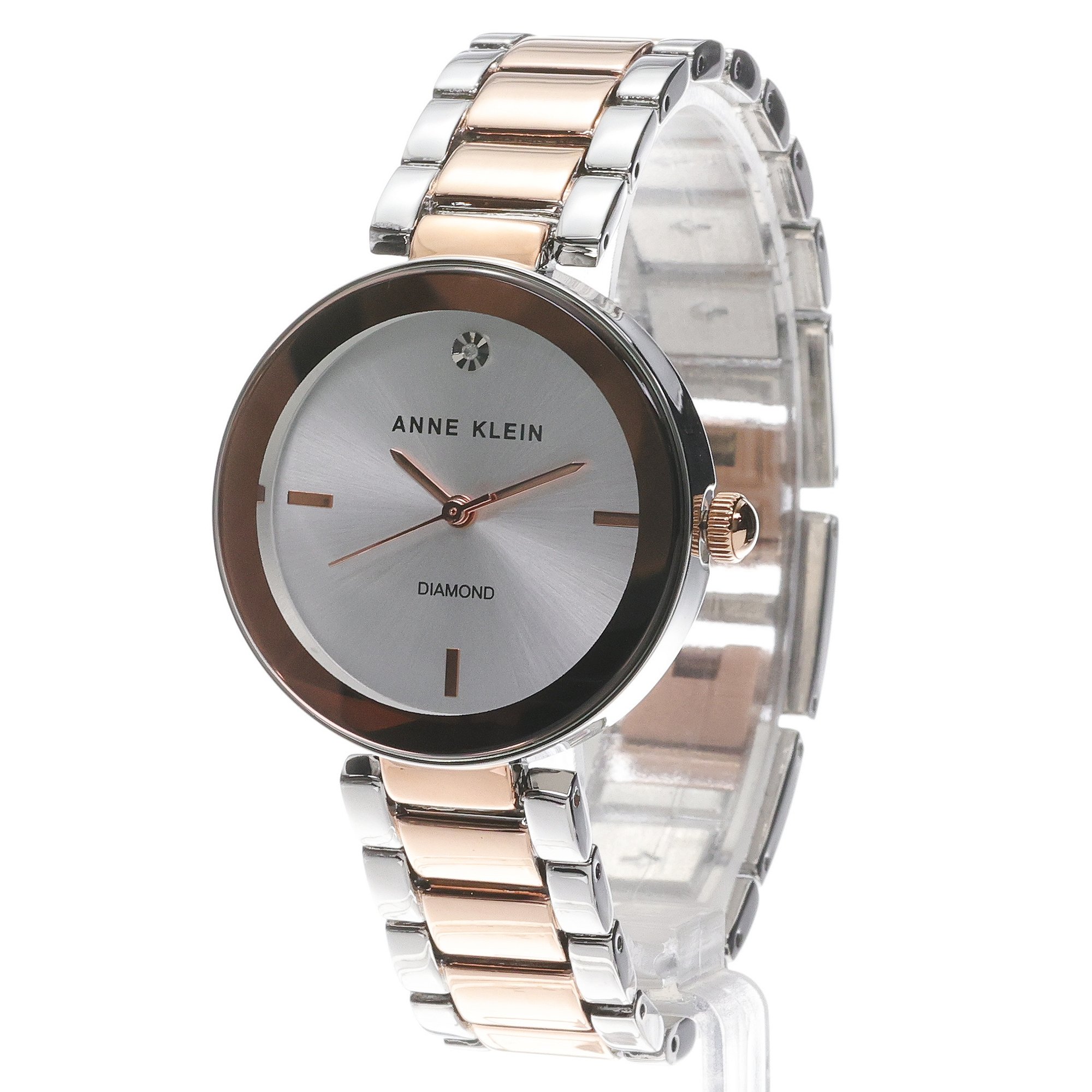zegarek Anne Klein AK-1363SVRT kwarcowy damski Bransoleta Diamond - miniatura 2