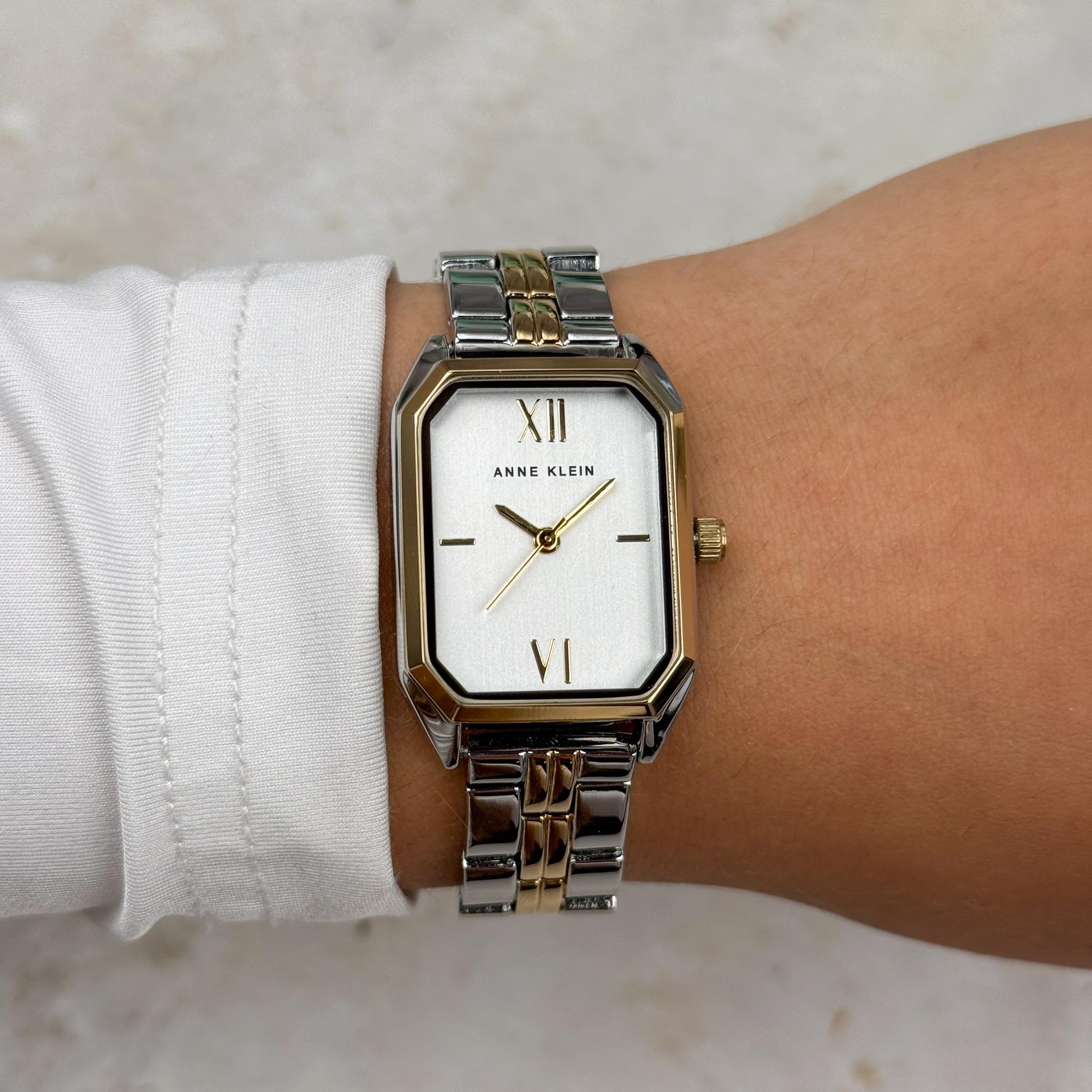 zegarek Anne Klein AK-3775SVTT srebrny Bransoleta