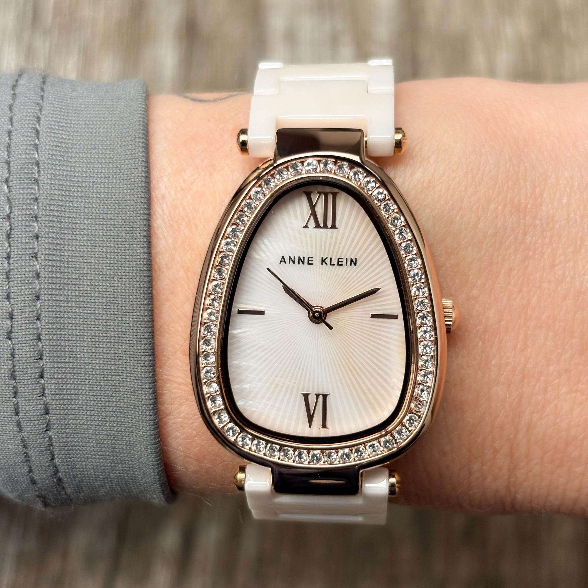 zegarek Anne Klein AK-5012RGBH różowe złoto Bransoleta - miniatura 7