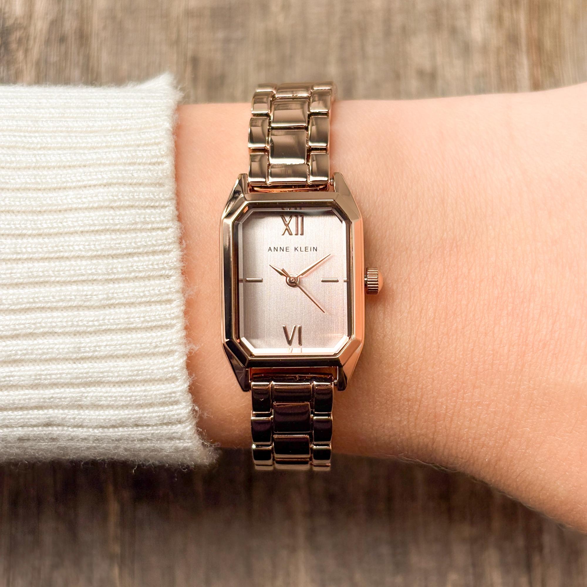 zegarek Anne Klein AK-5018RGRG różowe złoto Bransoleta