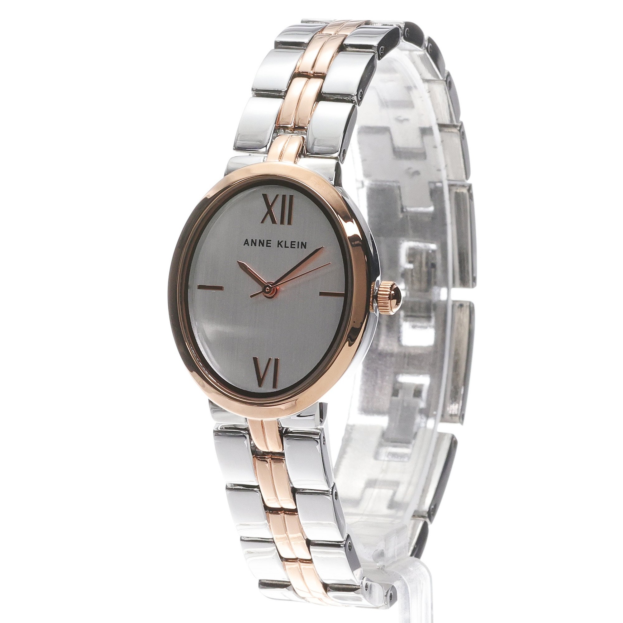 zegarek Anne Klein AK-5021SVRT kwarcowy damski Bransoleta Analog Metal Watch