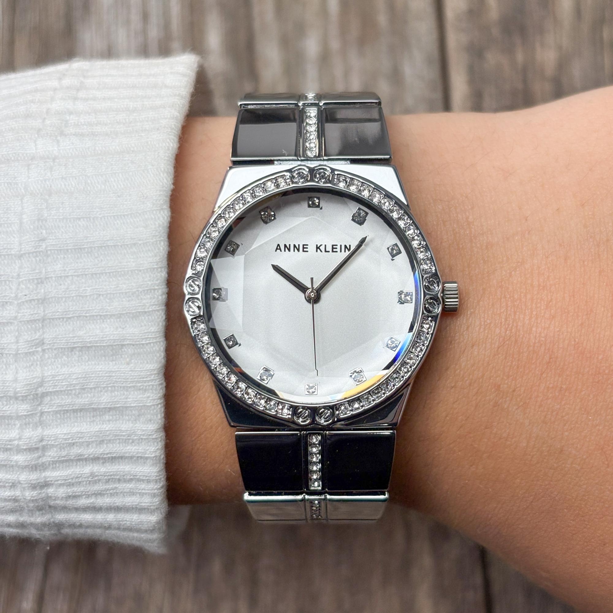 zegarek Anne Klein AK-5037SVSV srebrny Bransoleta