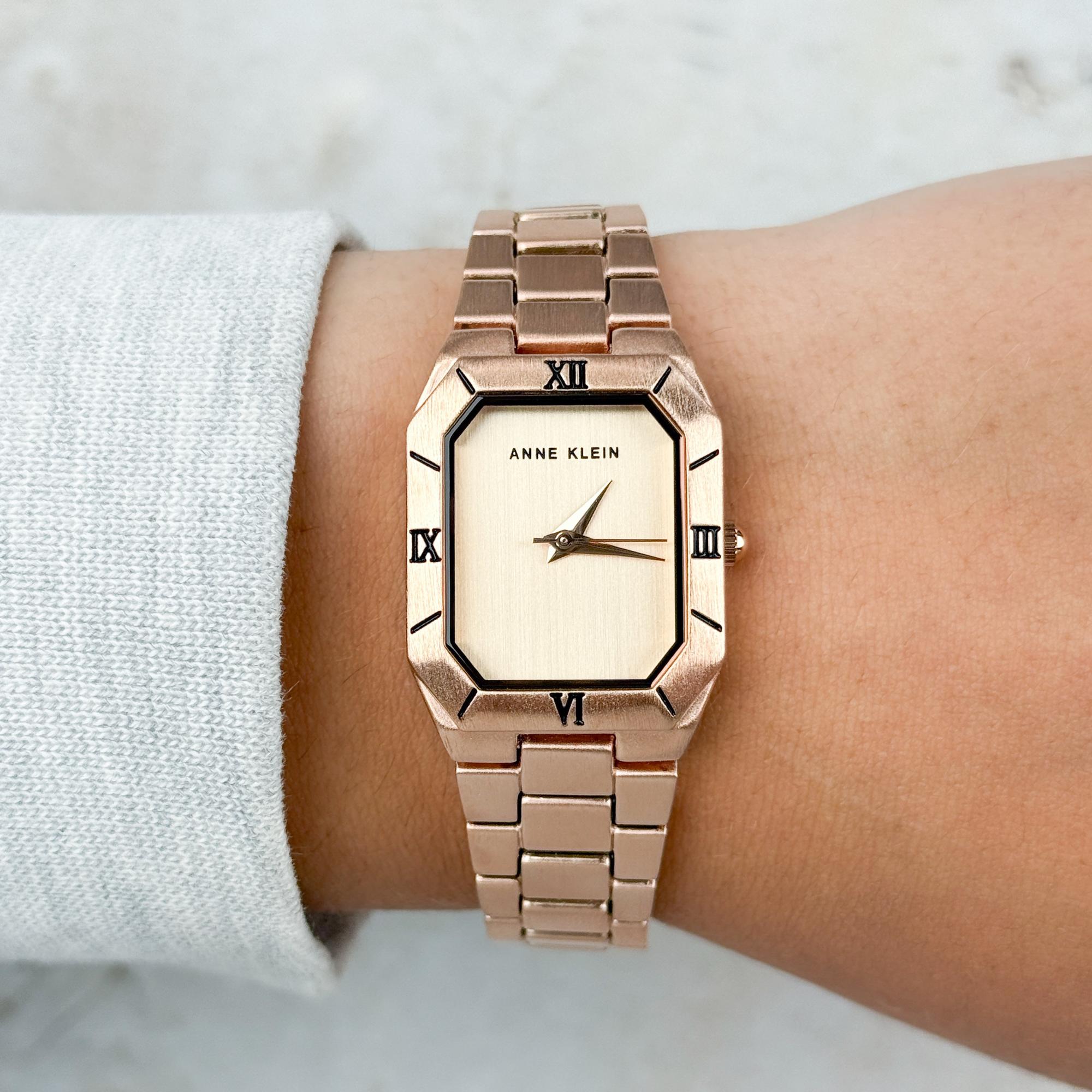 zegarek Anne Klein AK-5038RGRG różowe złoto Bransoleta - miniatura 7