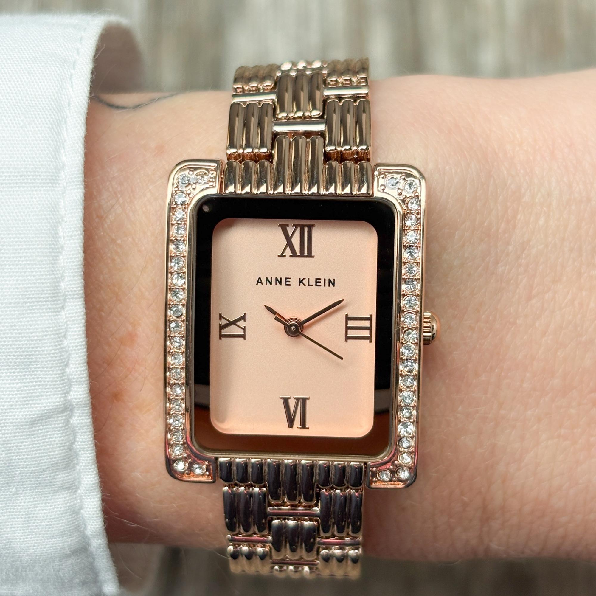 zegarek Anne Klein AK-5168RGRG różowe złoto Bransoleta - miniatura 7