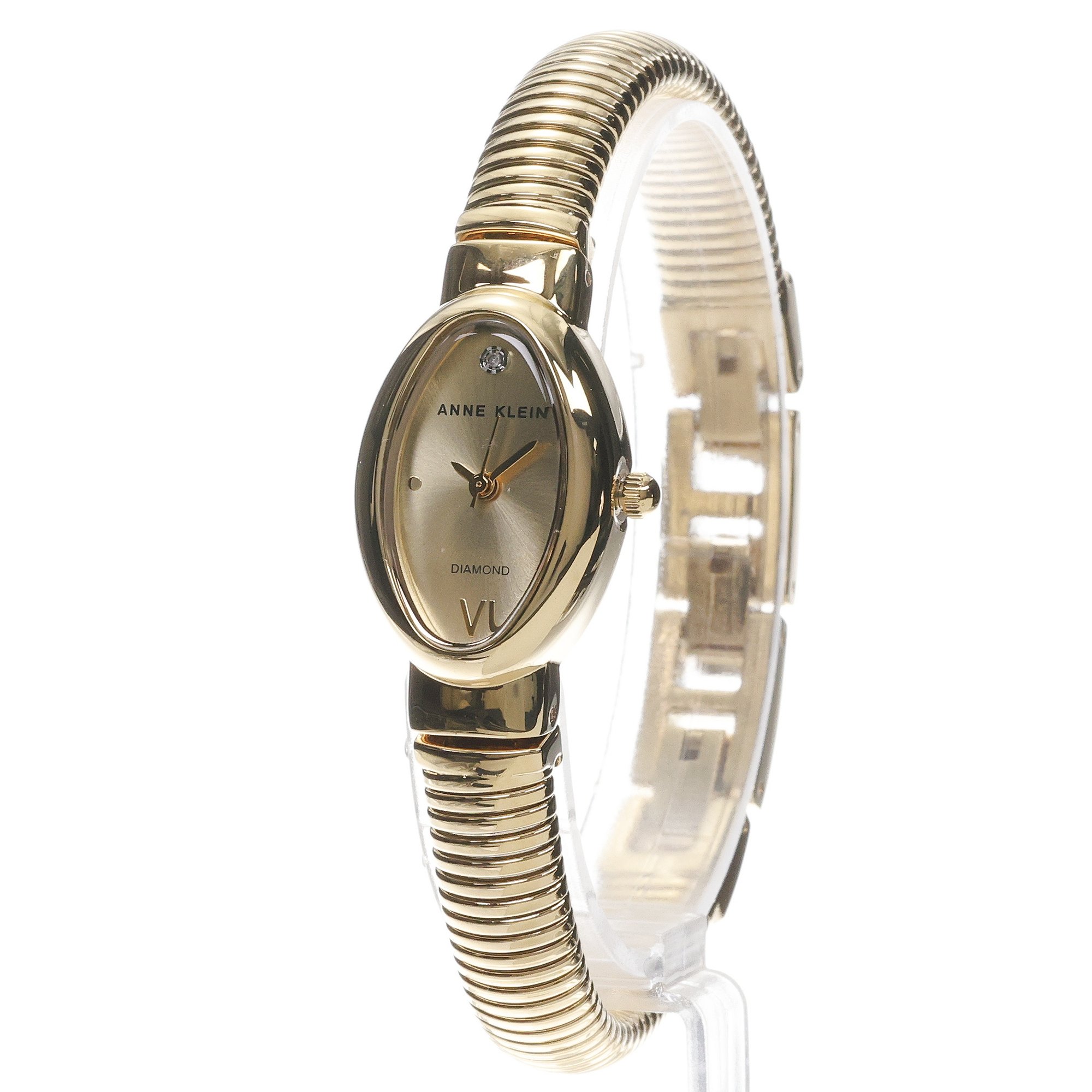 zegarek Anne Klein AK-5178GPST kwarcowy damski Bransoleta Contemporary Oval Case Watch Set - miniatura 2