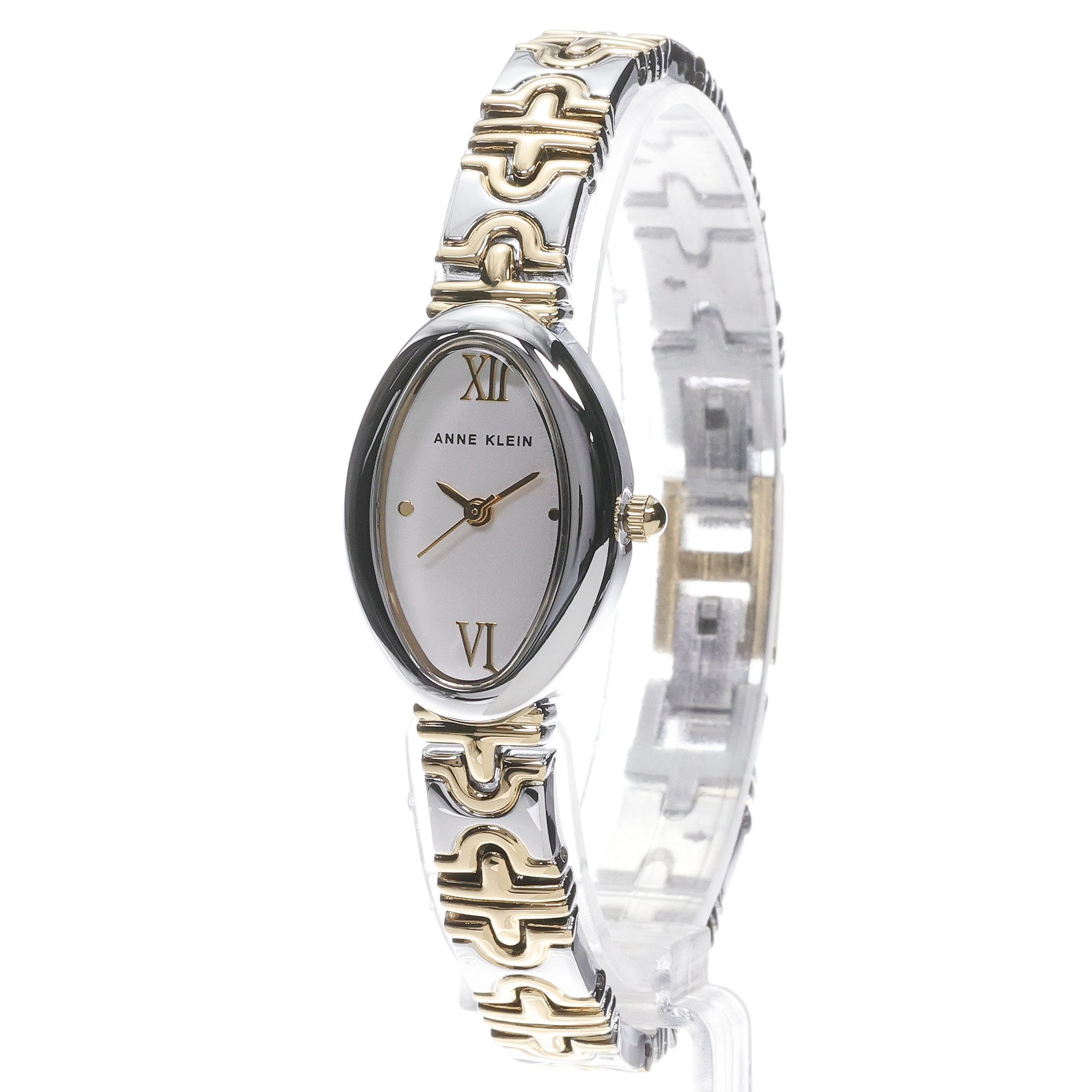 zegarek Anne Klein AK-5227SVTT kwarcowy damski Bransoleta Enduring Oval Bracelet Watch