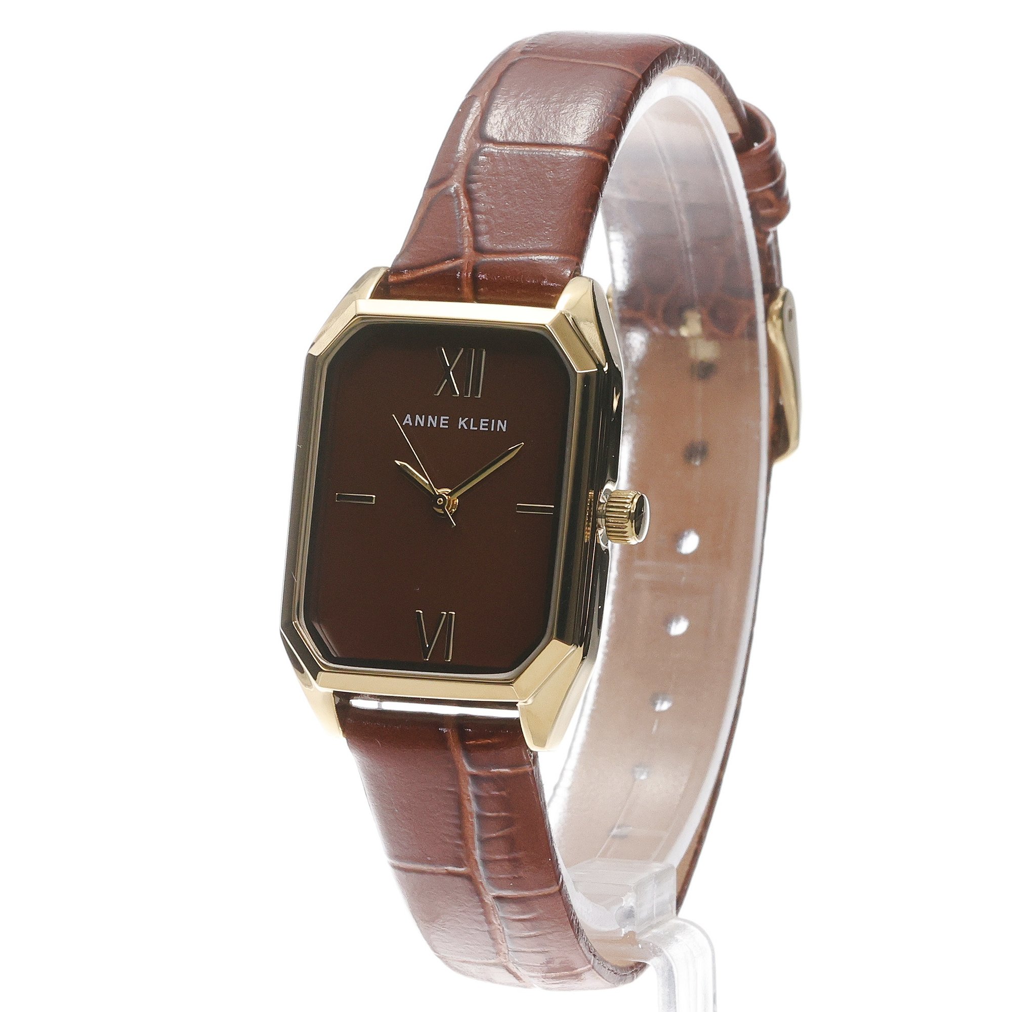 zegarek Anne Klein AK-5396BMBN kwarcowy damski Pasek Octagonal Shaped